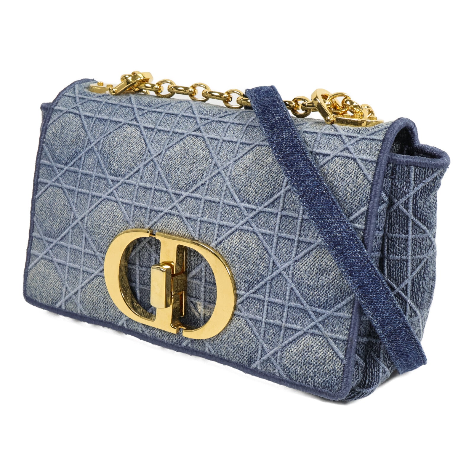 Dior 牛仔布Caro Small肩背袋