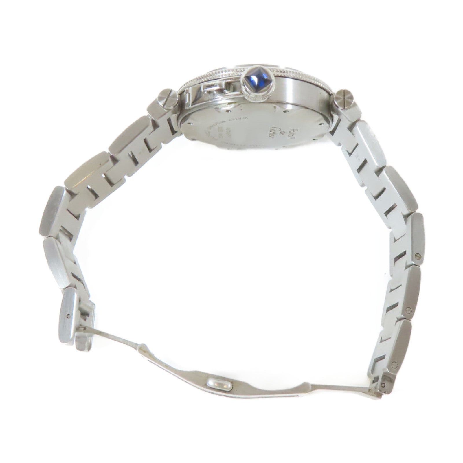CARTIER Seatimer不鏽鋼手錶自動機芯銀色