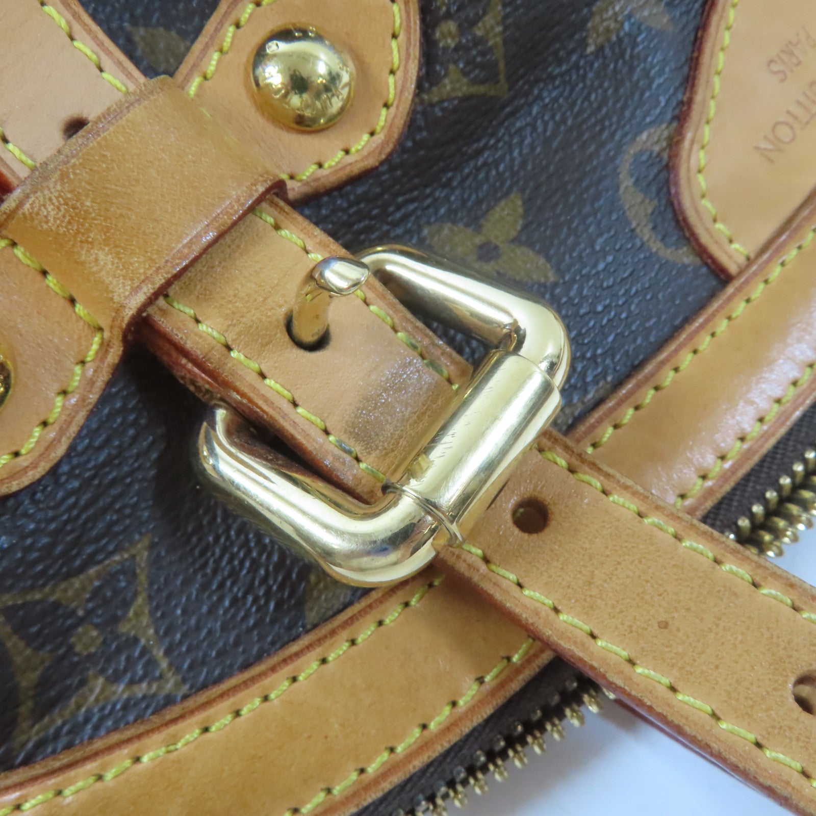 LOUIS VUITTON 【激減優惠】Monogram Tivoli GM金扣肩背袋啡色
