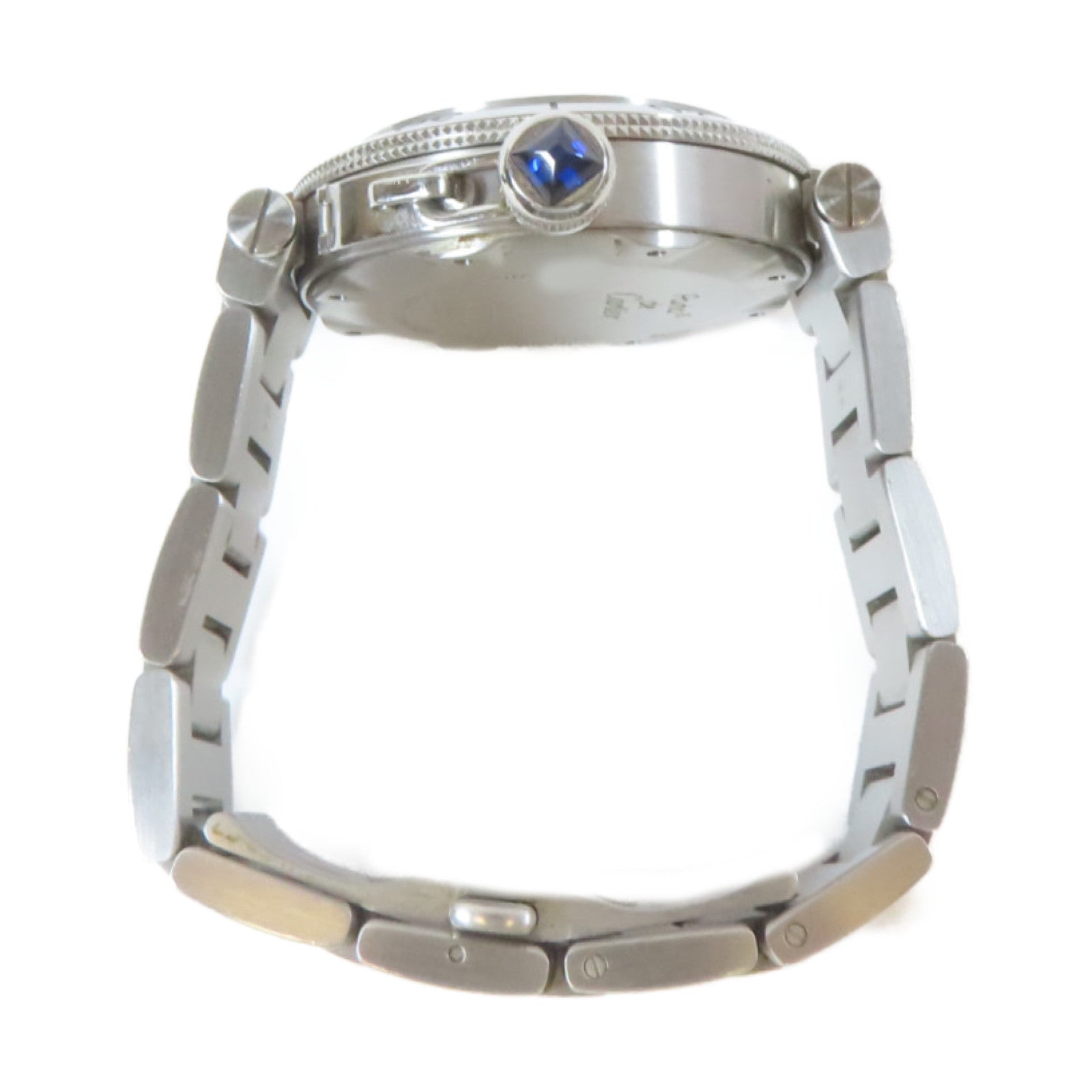 CARTIER Seatimer不鏽鋼手錶自動機芯銀色