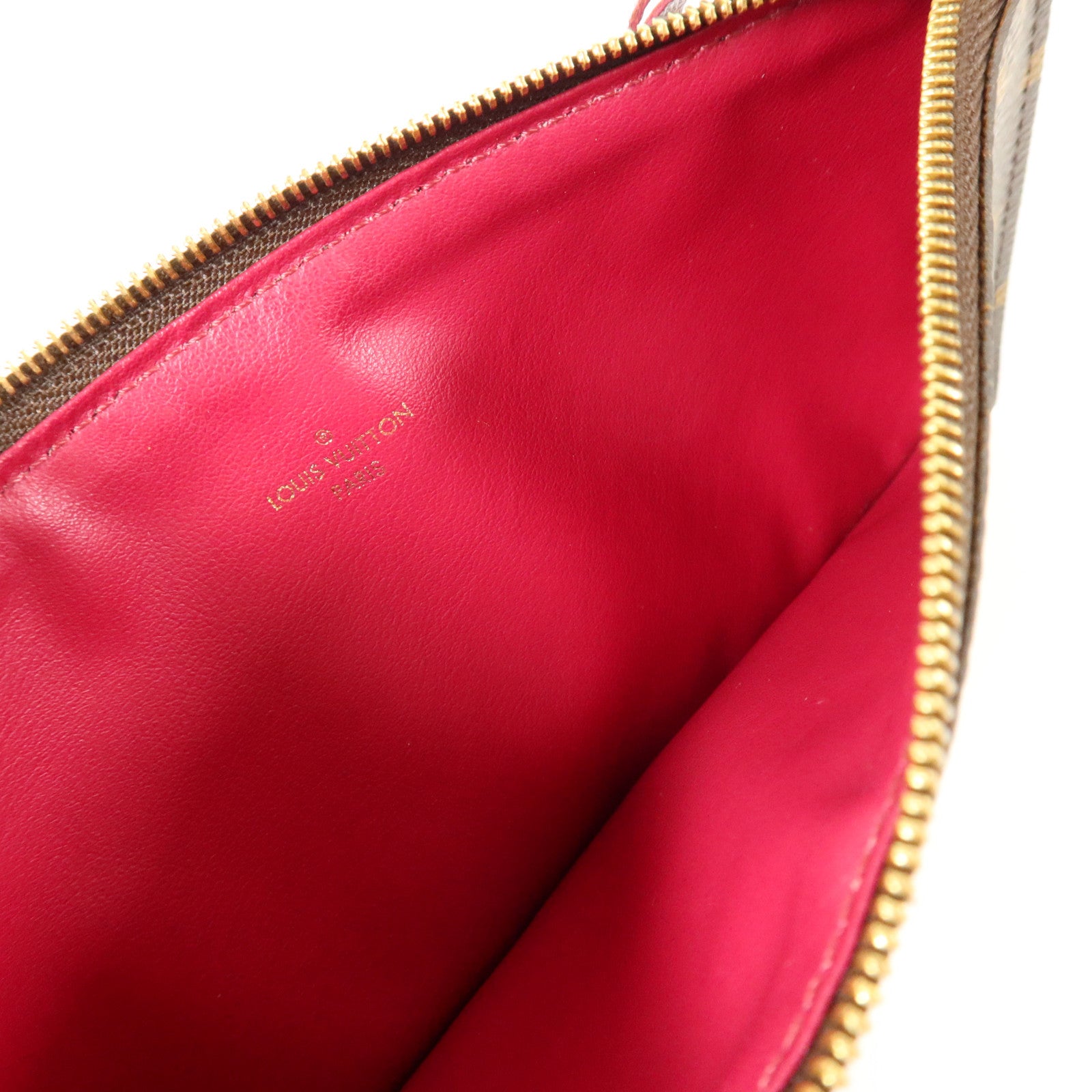 LOUIS VUITTON Monogram Pochette Felicie金扣鏈帶肩背袋