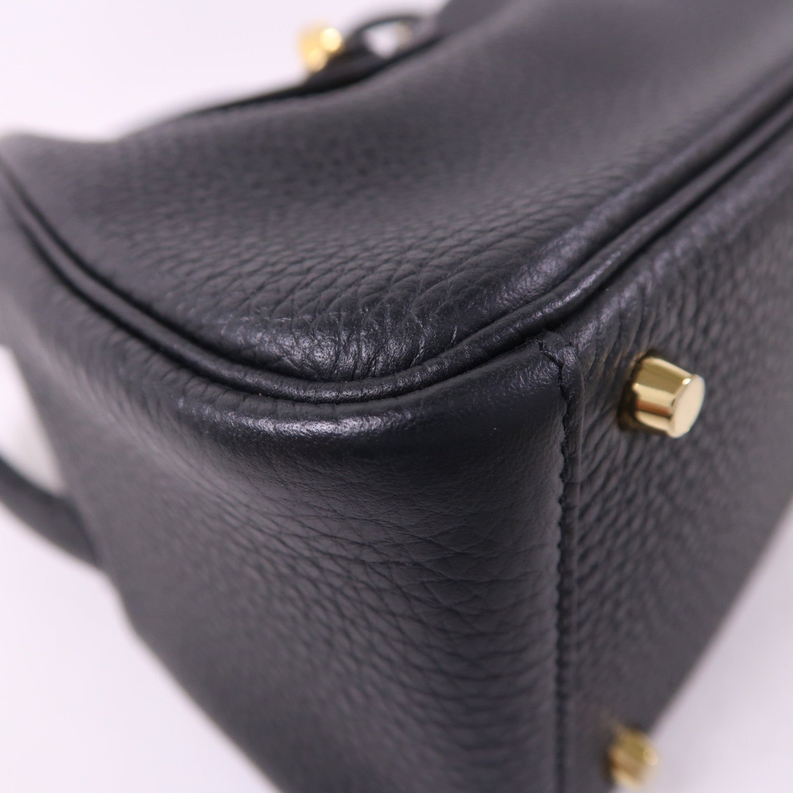 HERMES Mini Lindy金扣手挽肩背兩用袋