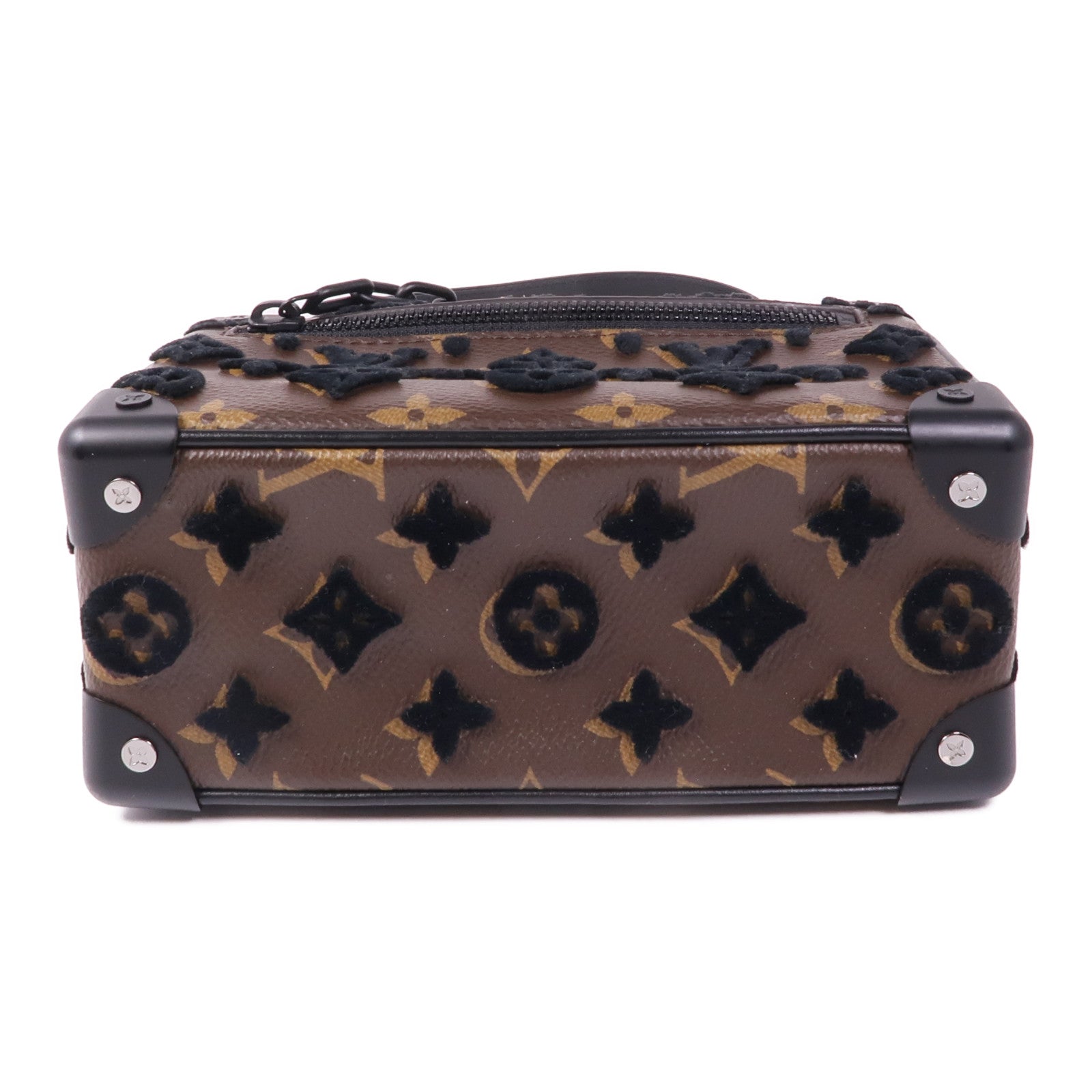 LOUIS VUITTON LV Soft Trunk Shoulder Bag M68970 Monogram/Velvet Brown
