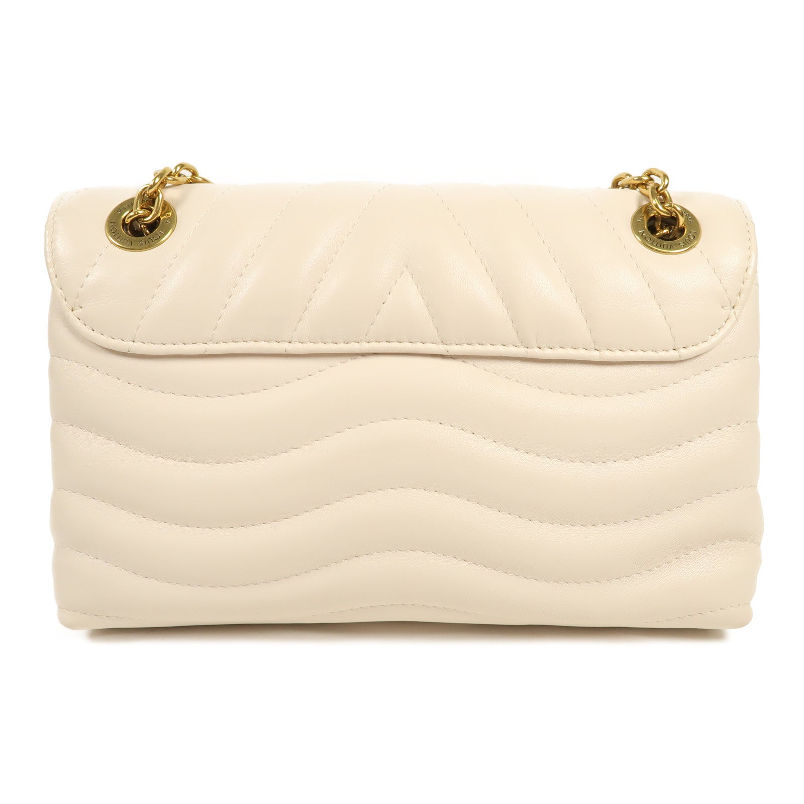 LOUIS VUITTON 牛皮皮革New Wave PM金扣肩背袋