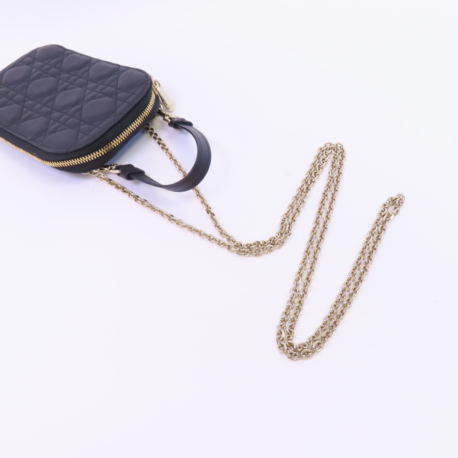 Dior 【激減優惠】羊皮皮革Phone Bag金扣手挽肩背兩用袋
