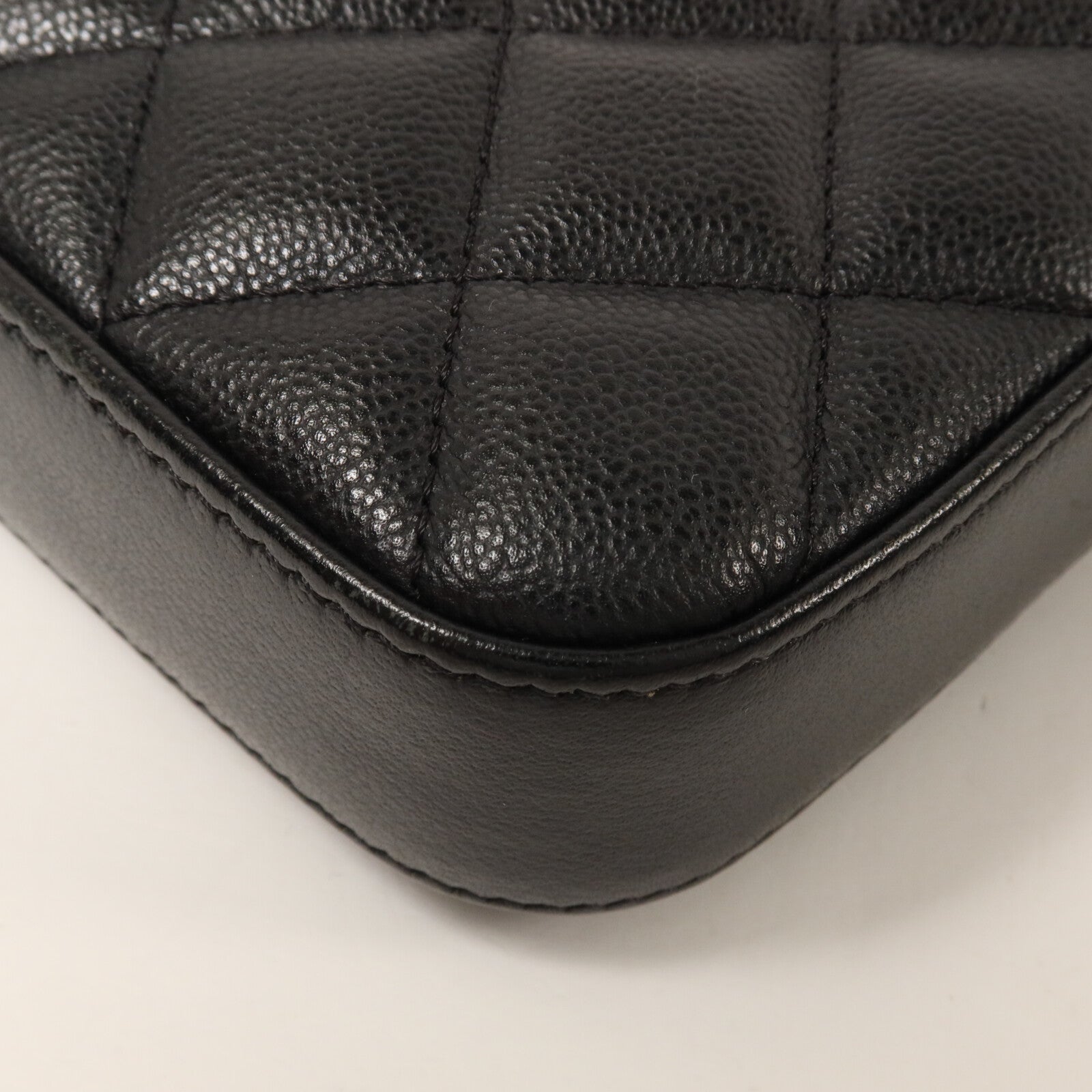 CHANEL 牛皮皮革Quilted CC Box鏈帶肩背袋