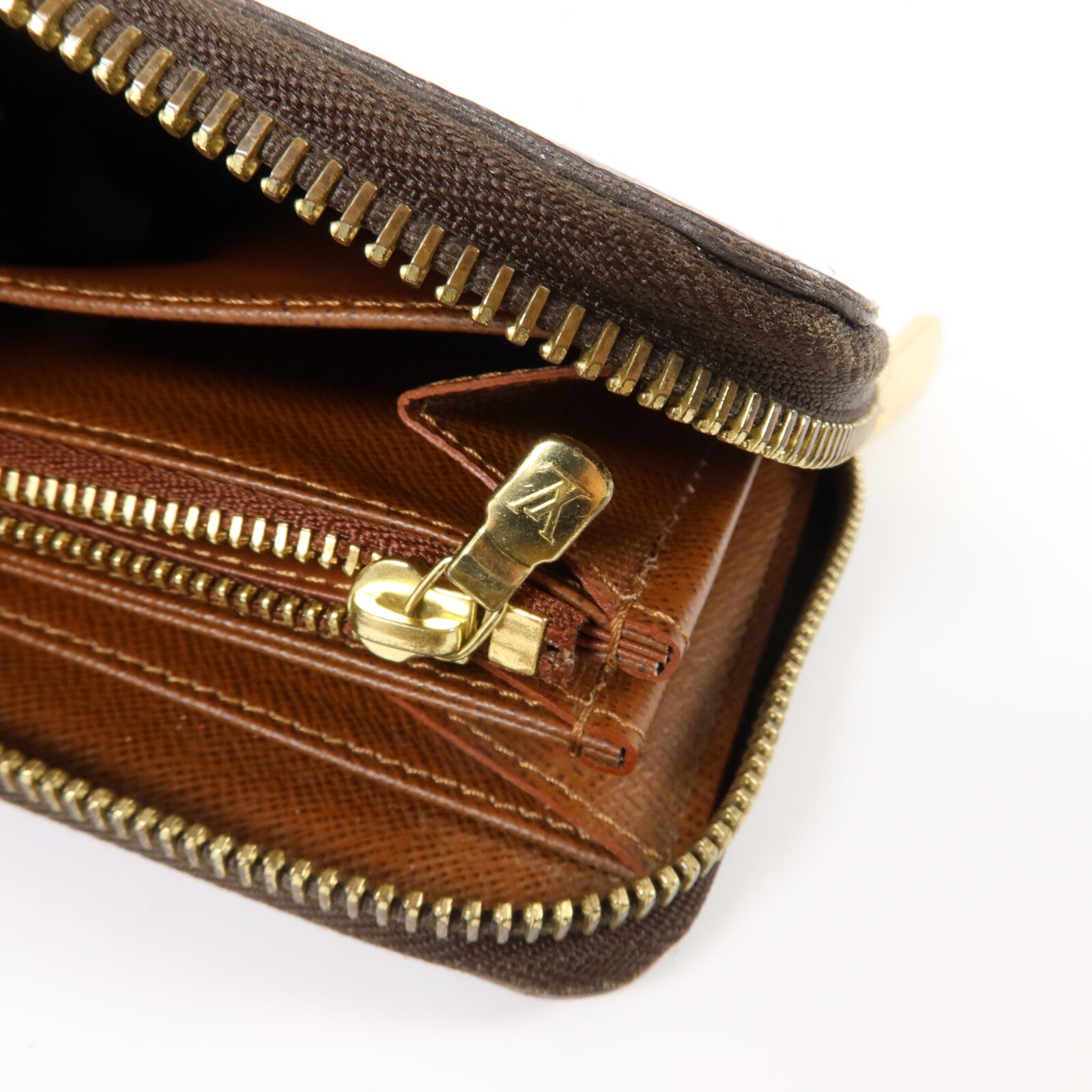 LOUIS VUITTON Monogram Zipper Long Wallet金扣長錢包
