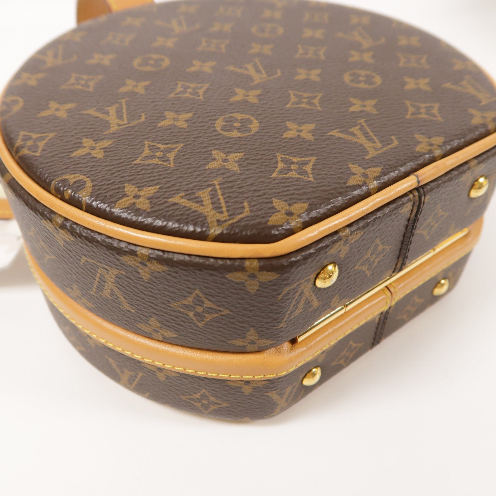 LOUIS VUITTON LV GHW Petite Boite Chapeau 2 Way Shoulder Bag Monogram M43514