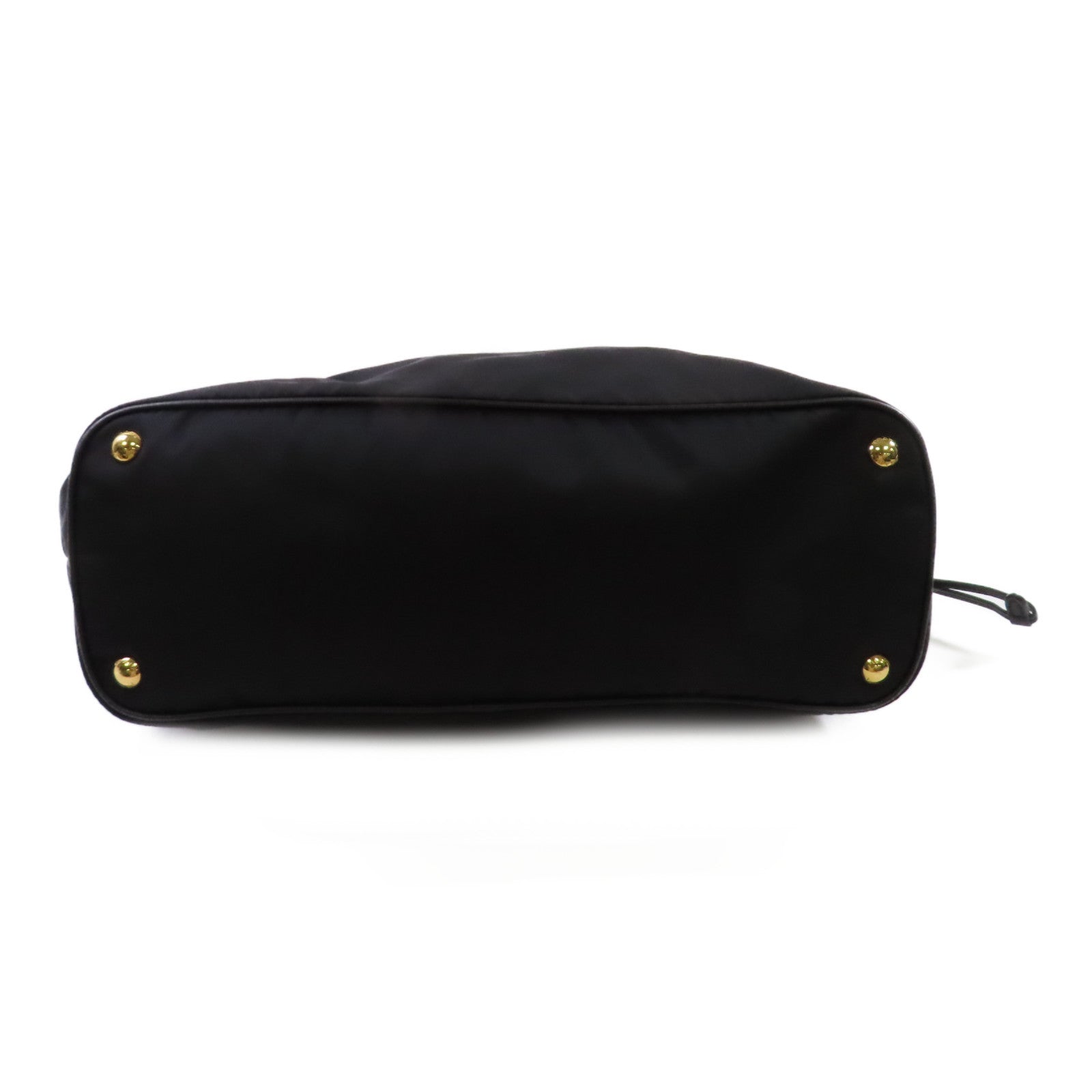 PRADA 尼龍Shoulder Bag金扣肩背袋黑色
