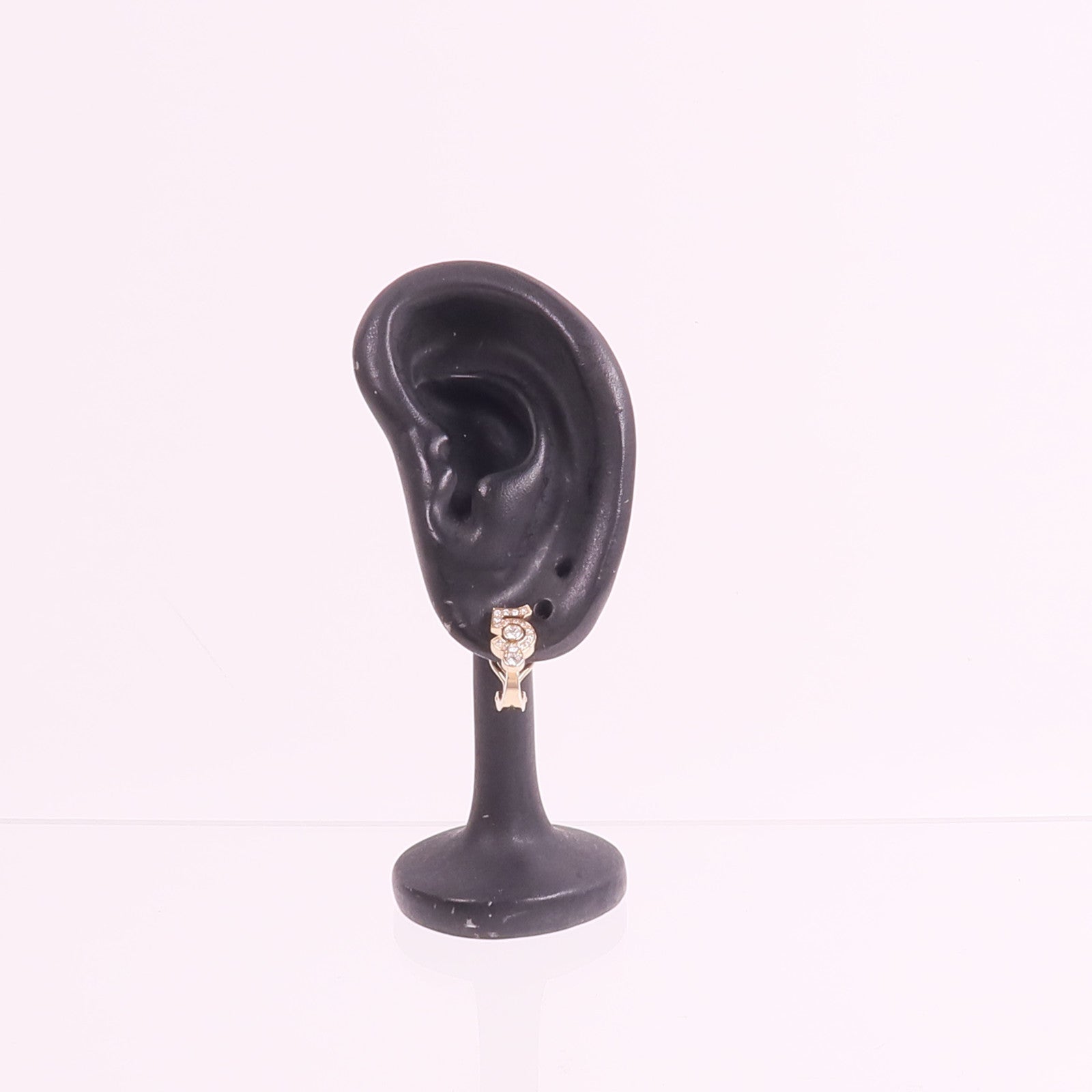 CHANEL 18K玫瑰金Eternal No.5 Earring鑽石耳環