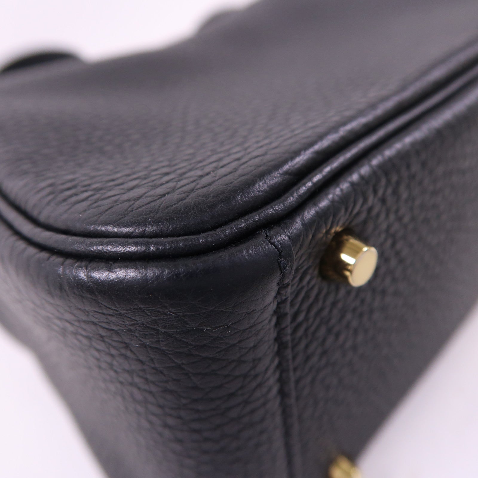 HERMES Mini Lindy金扣手挽肩背兩用袋