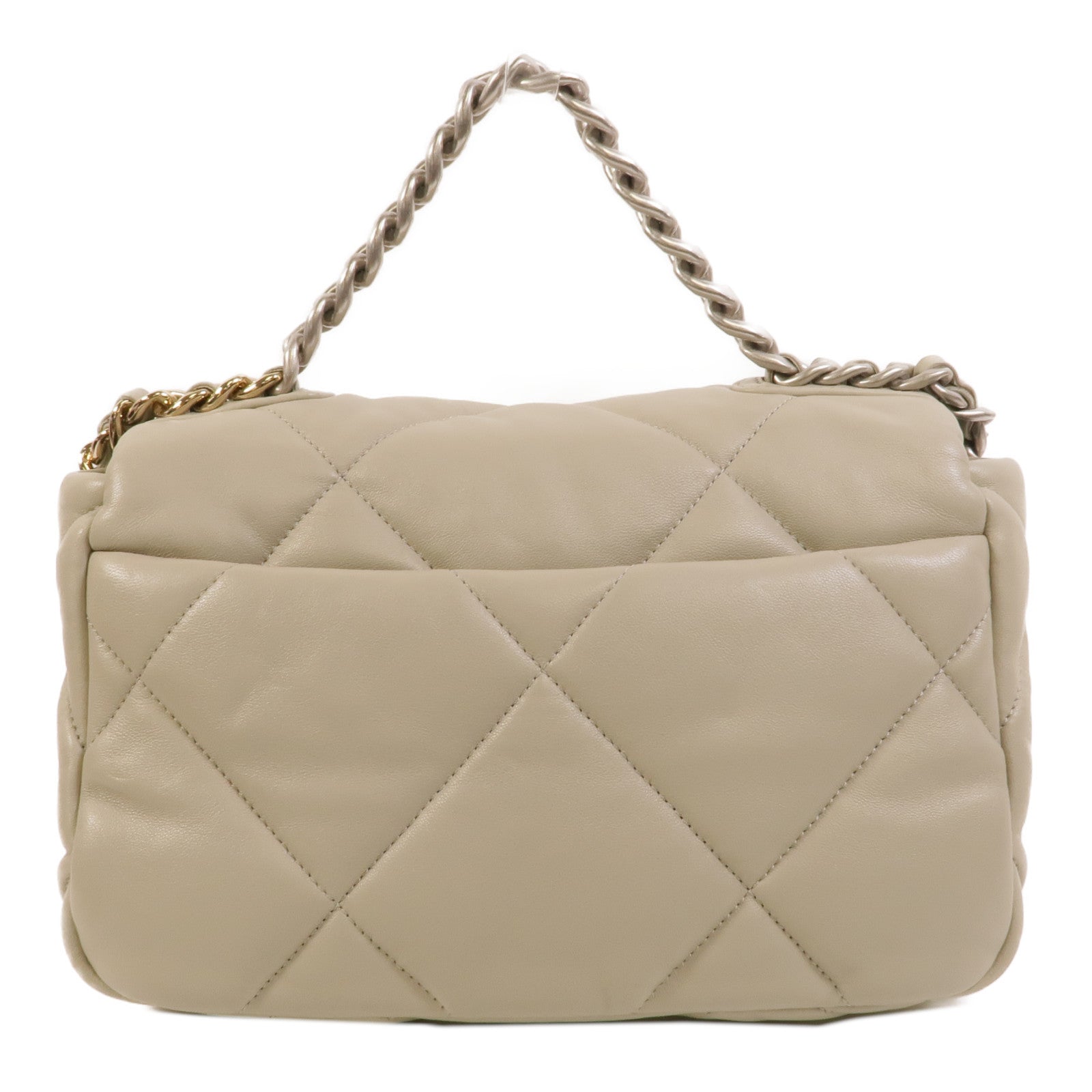 CHANEL 羊皮皮革Chanel 19 Small鏈帶肩背袋