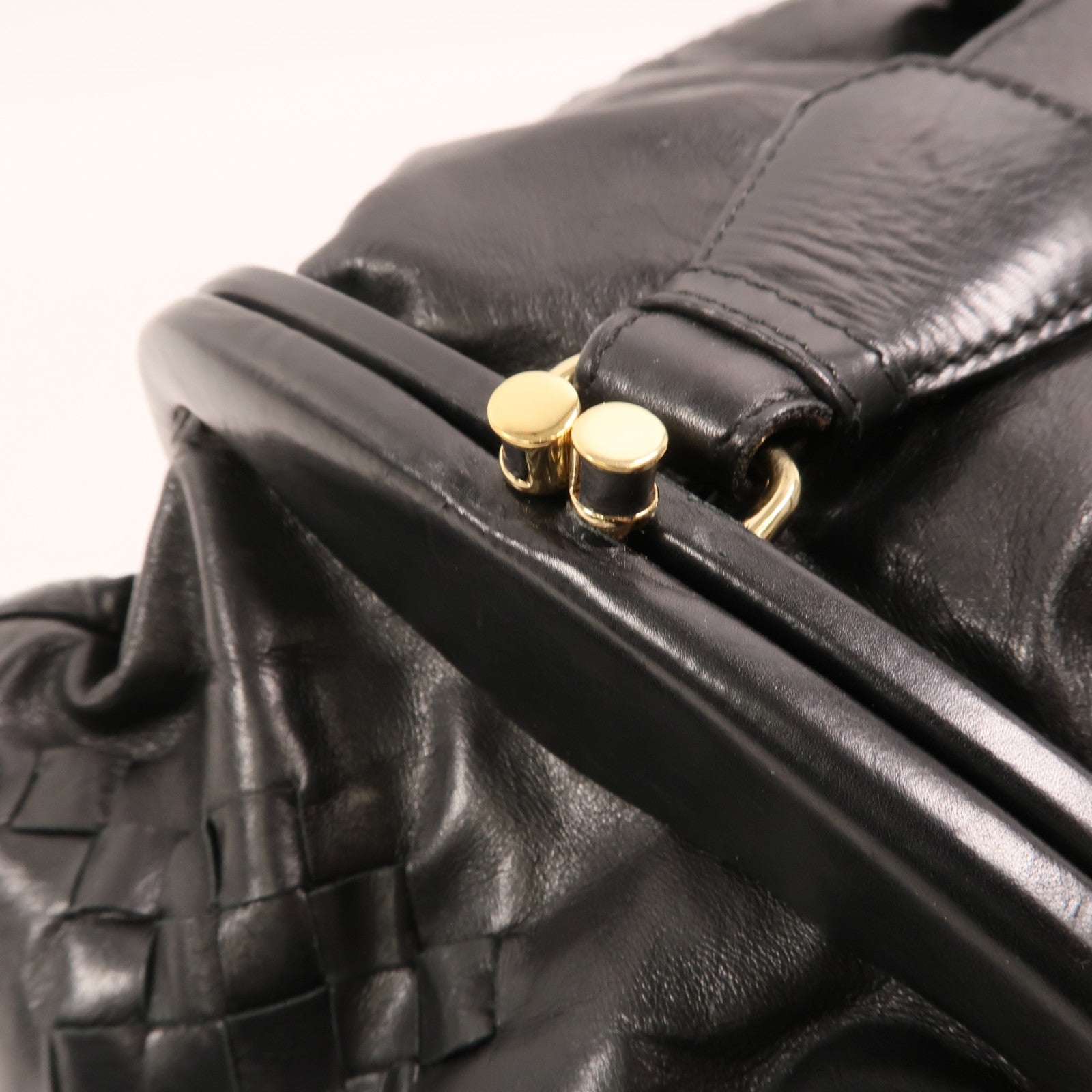 BOTTEGA VENETA 牛皮皮革Shoulder Bag金扣肩背袋