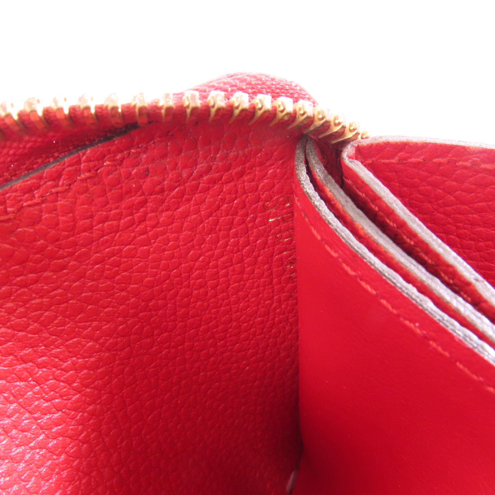LOUIS VUITTON 【激減優惠】Monogram Empreinte Clemence Wallet金扣長錢包紅色