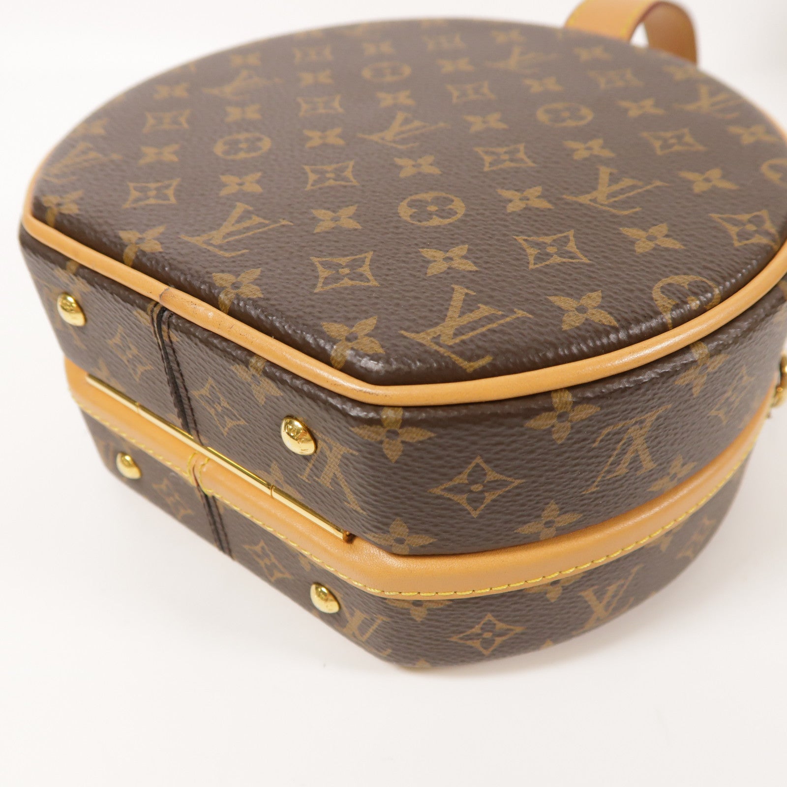 LOUIS VUITTON LV GHW Petite Boite Chapeau 2 Way Shoulder Bag Monogram M43514
