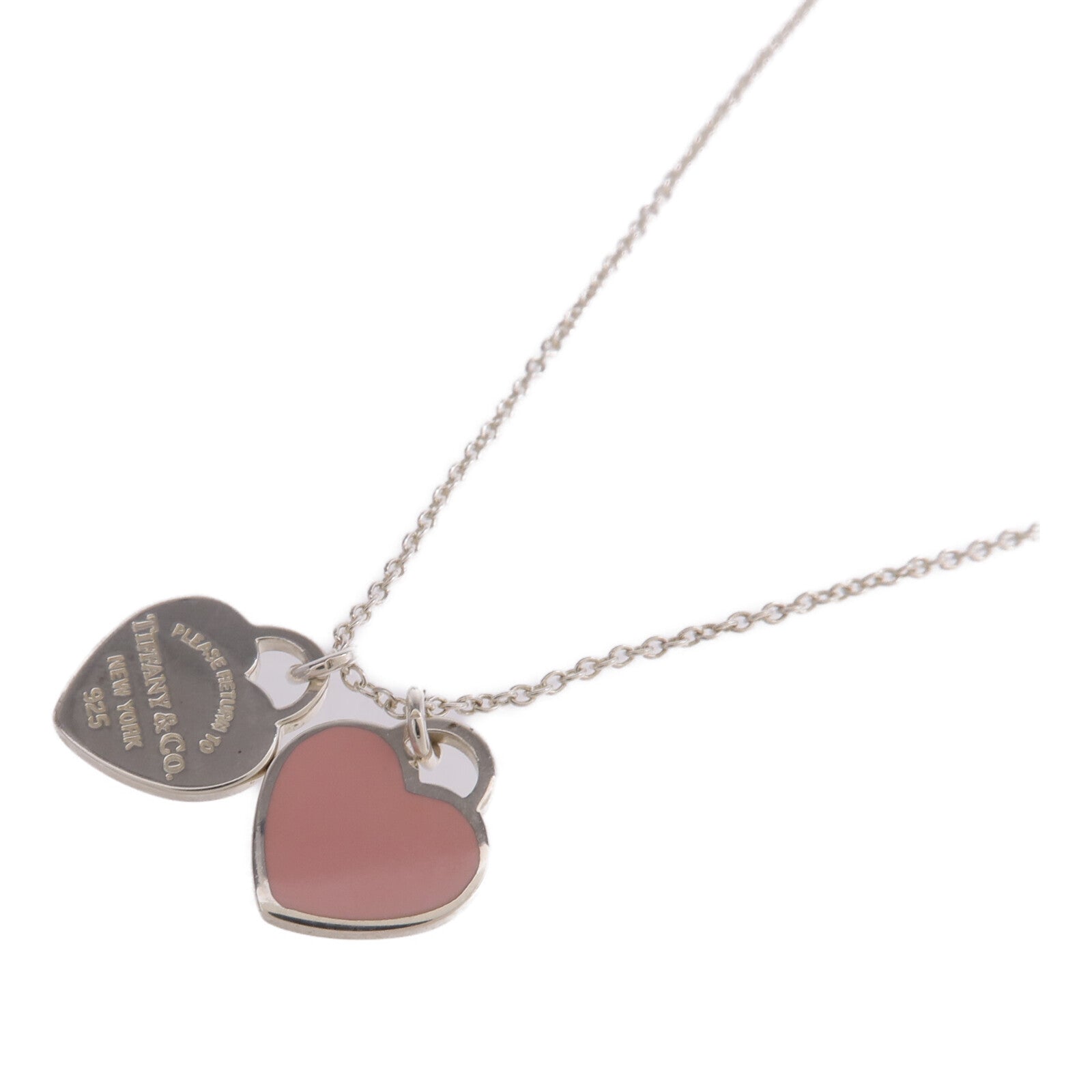TIFFANY＆CO 925純銀Return To Tiffany Heart Pendant項鍊
