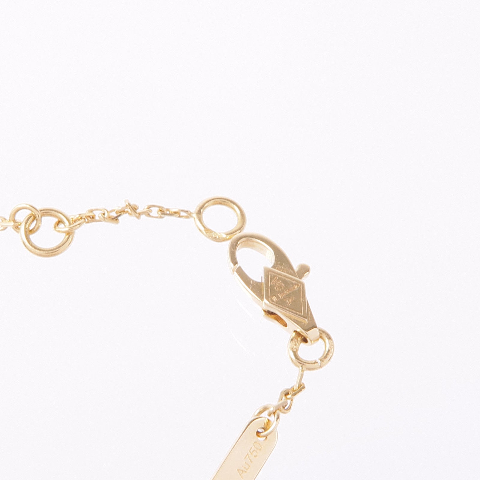 Van Cleef & Arpels 【激減優惠】18K黃金Frivole鑽石手鏈