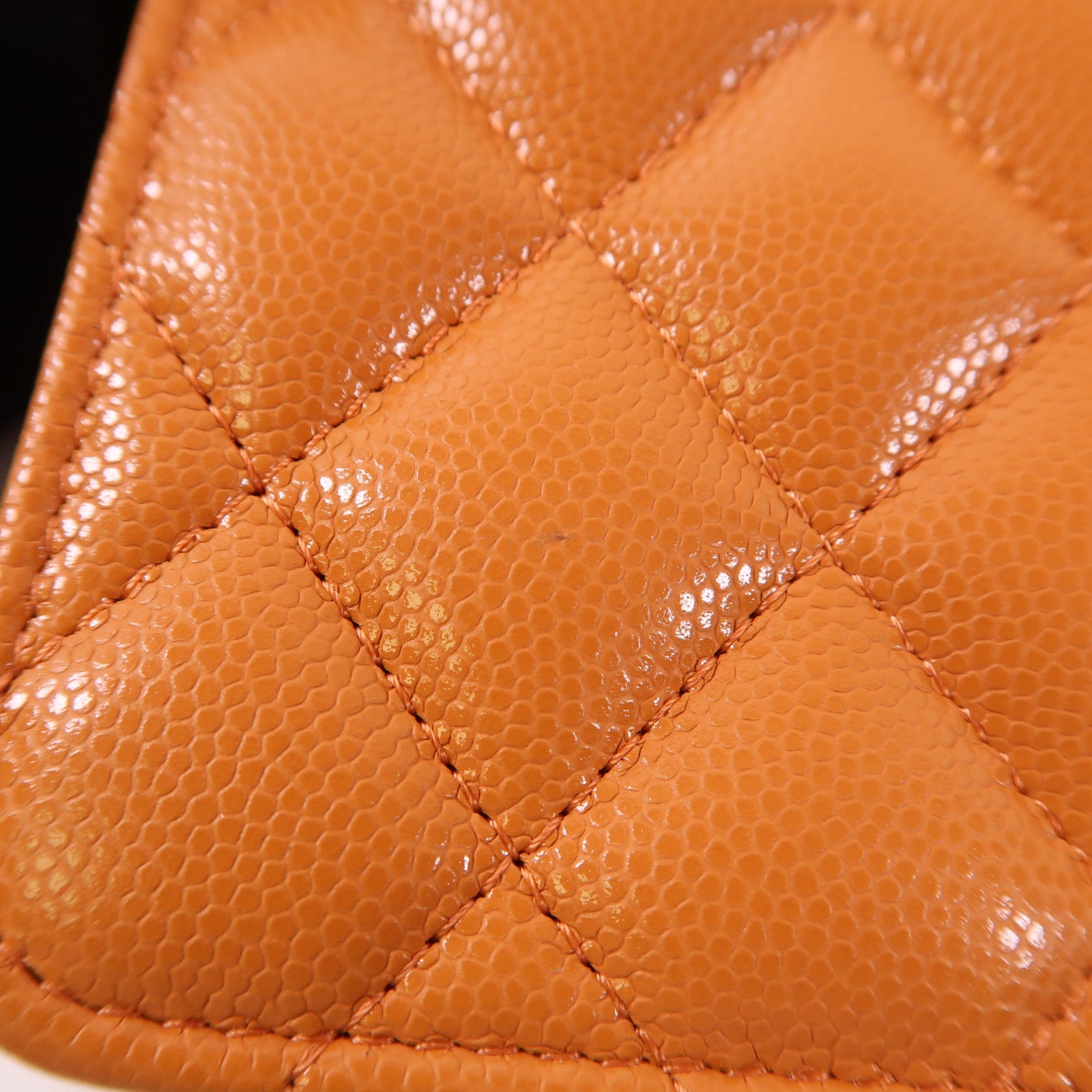 CHANEL 牛皮皮革Chain Shoulder Bag金扣鏈帶肩背袋
