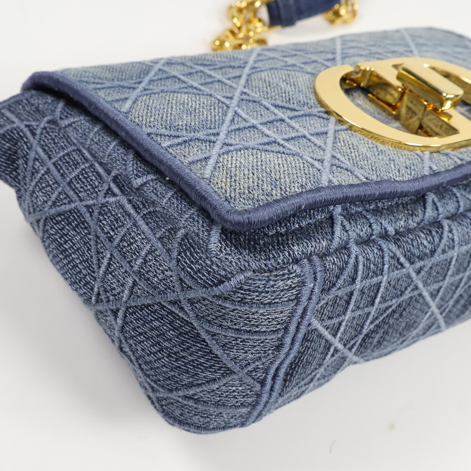 Dior 牛仔布Caro Small肩背袋