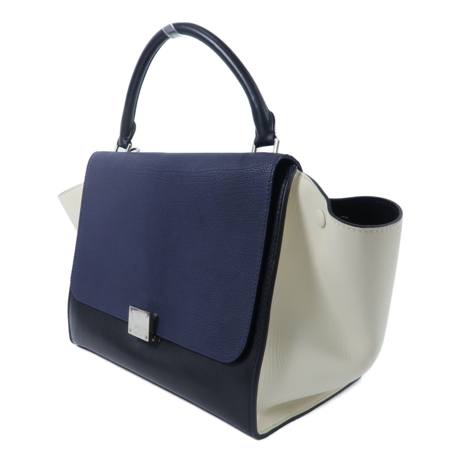 CELINE 牛皮皮革Trapeze Medium手挽肩背兩用袋