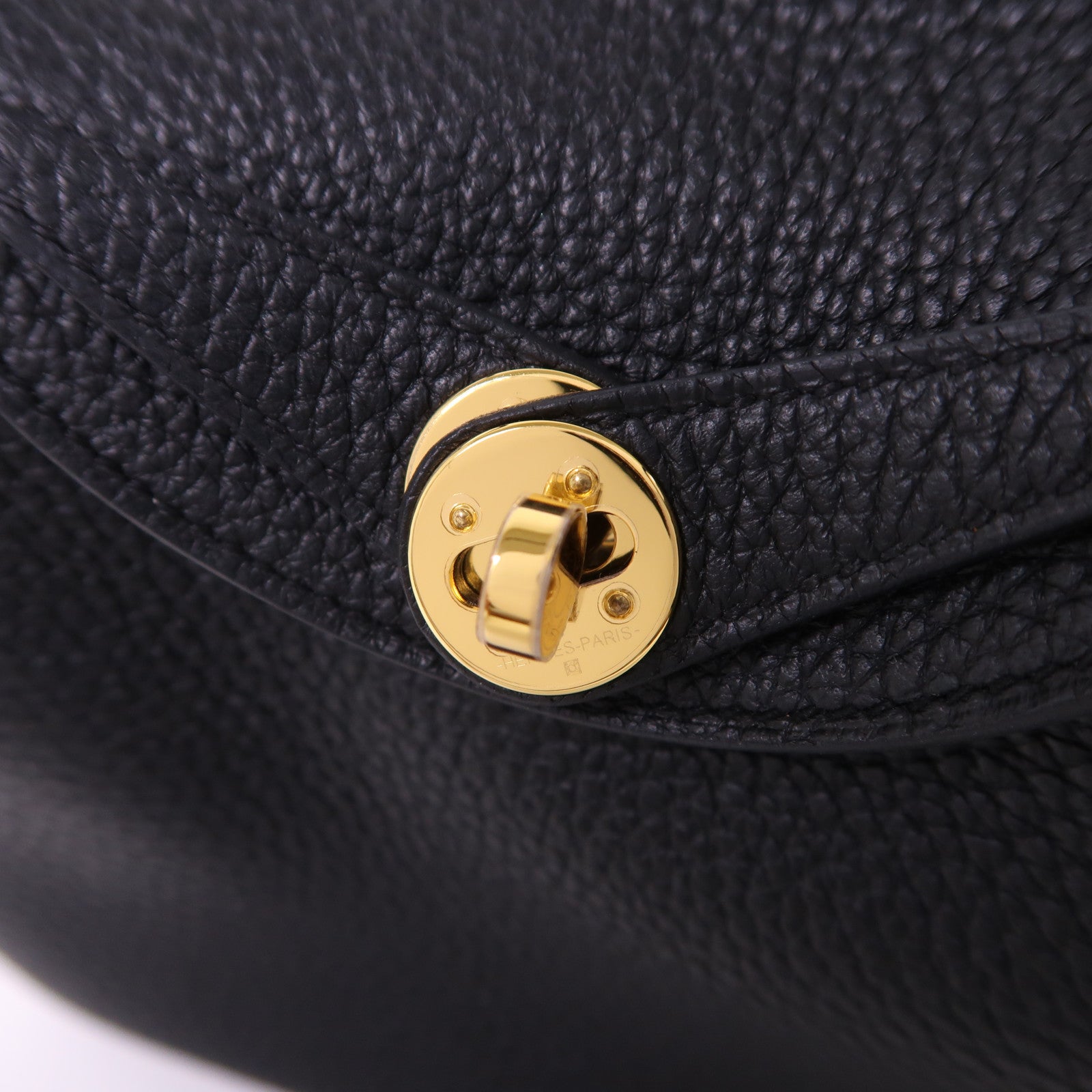 HERMES Mini Lindy金扣手挽肩背兩用袋