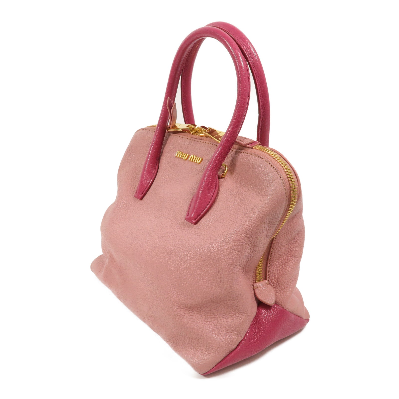 Miu Miu 牛皮皮革2 Way Shoulder手挽肩背兩用袋
