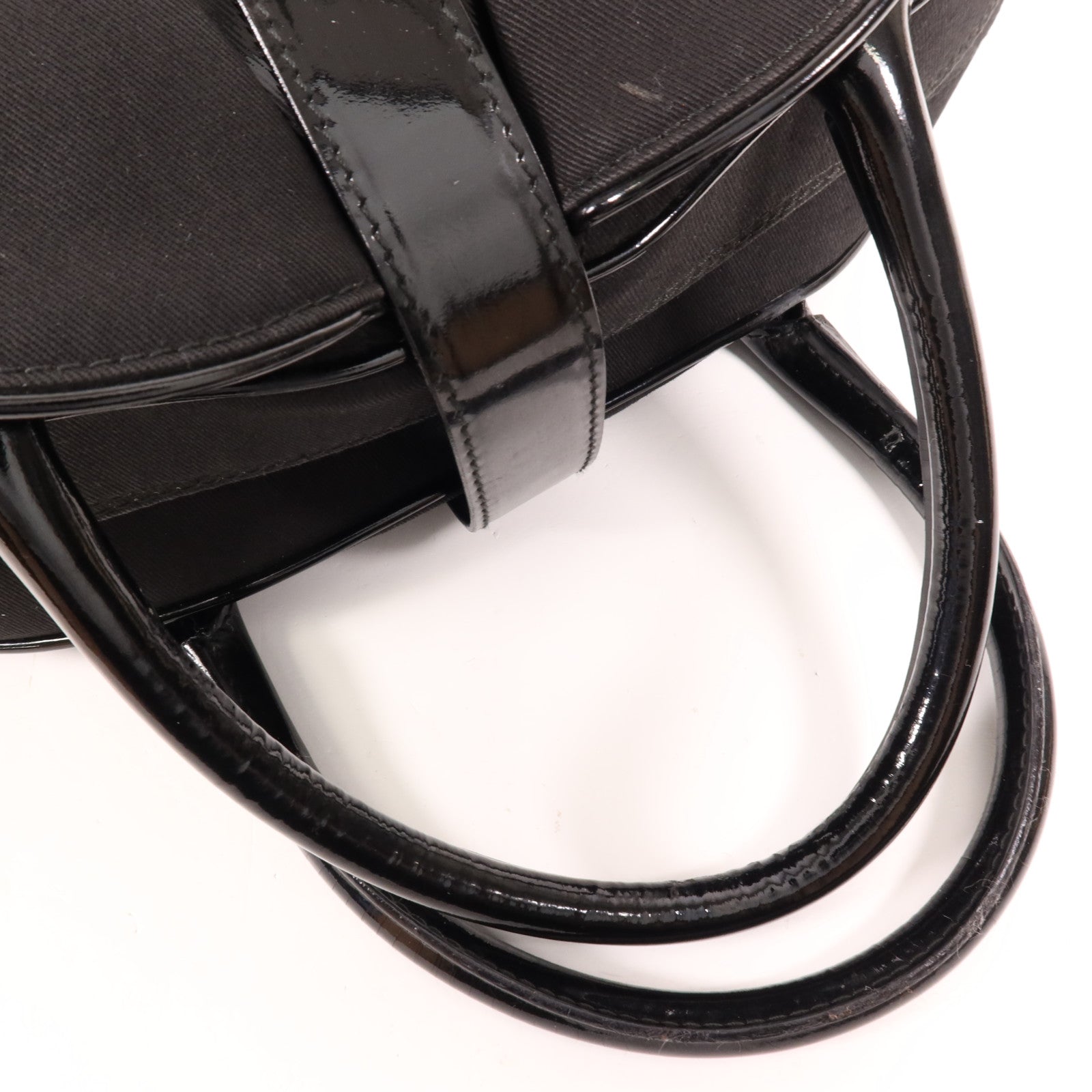 Dior 帆布Saddle Bowler Bag銀扣手挽袋