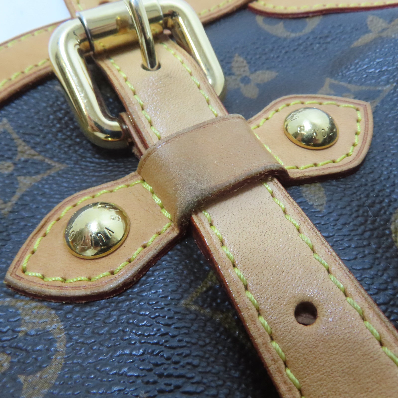 LOUIS VUITTON 【激減優惠】Monogram Tivoli GM金扣肩背袋啡色