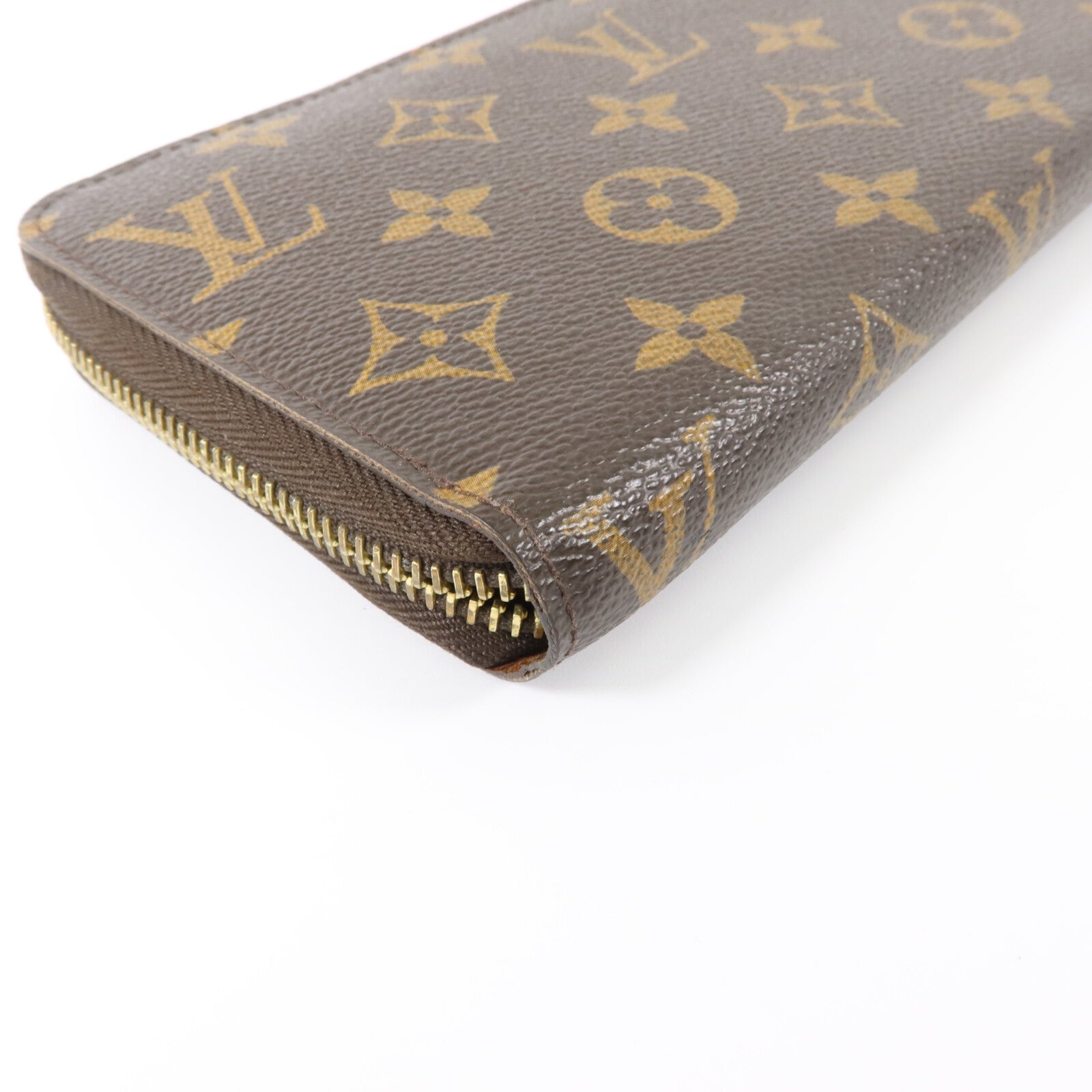 LOUIS VUITTON Monogram Zipper Long Wallet金扣長錢包