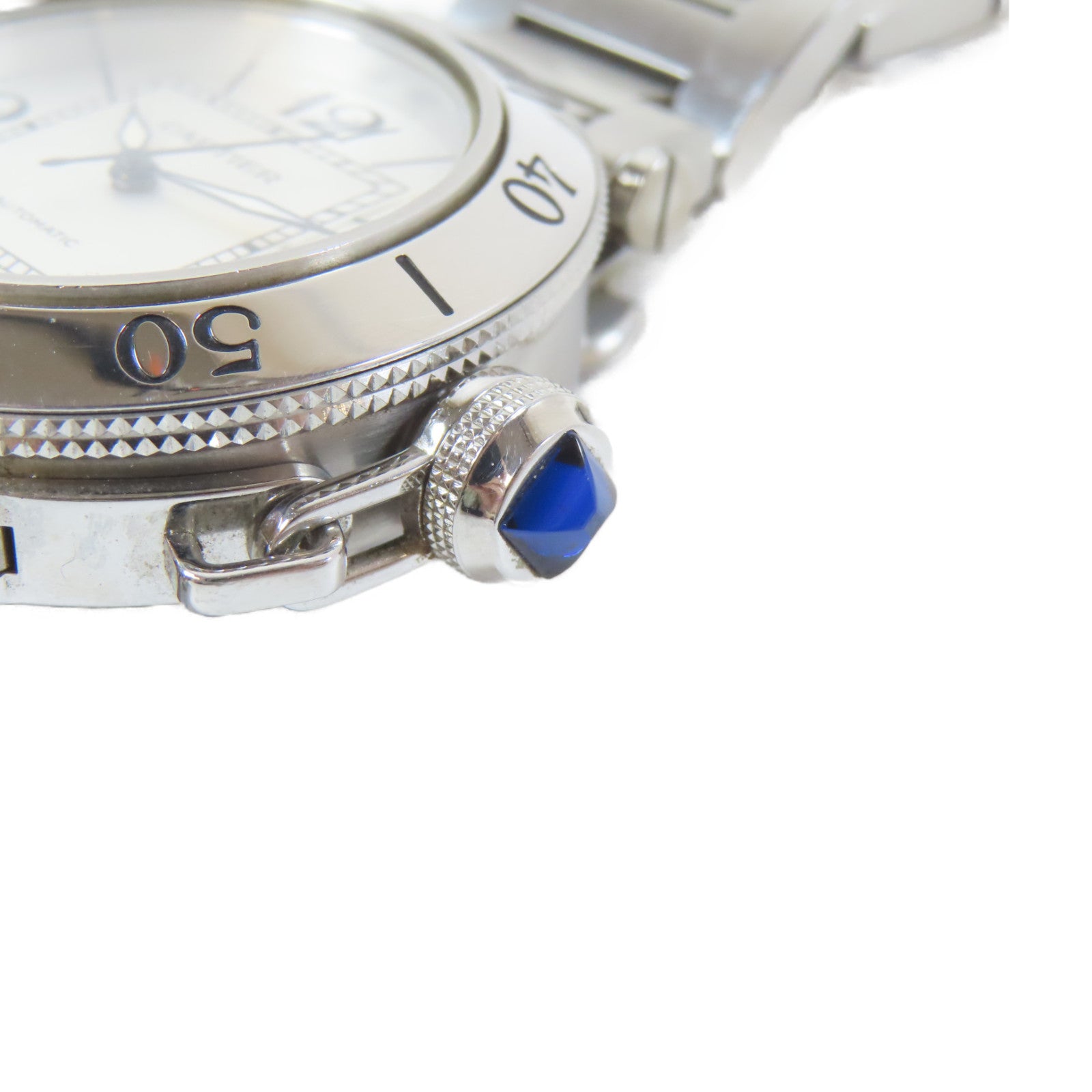 CARTIER Seatimer不鏽鋼手錶自動機芯銀色