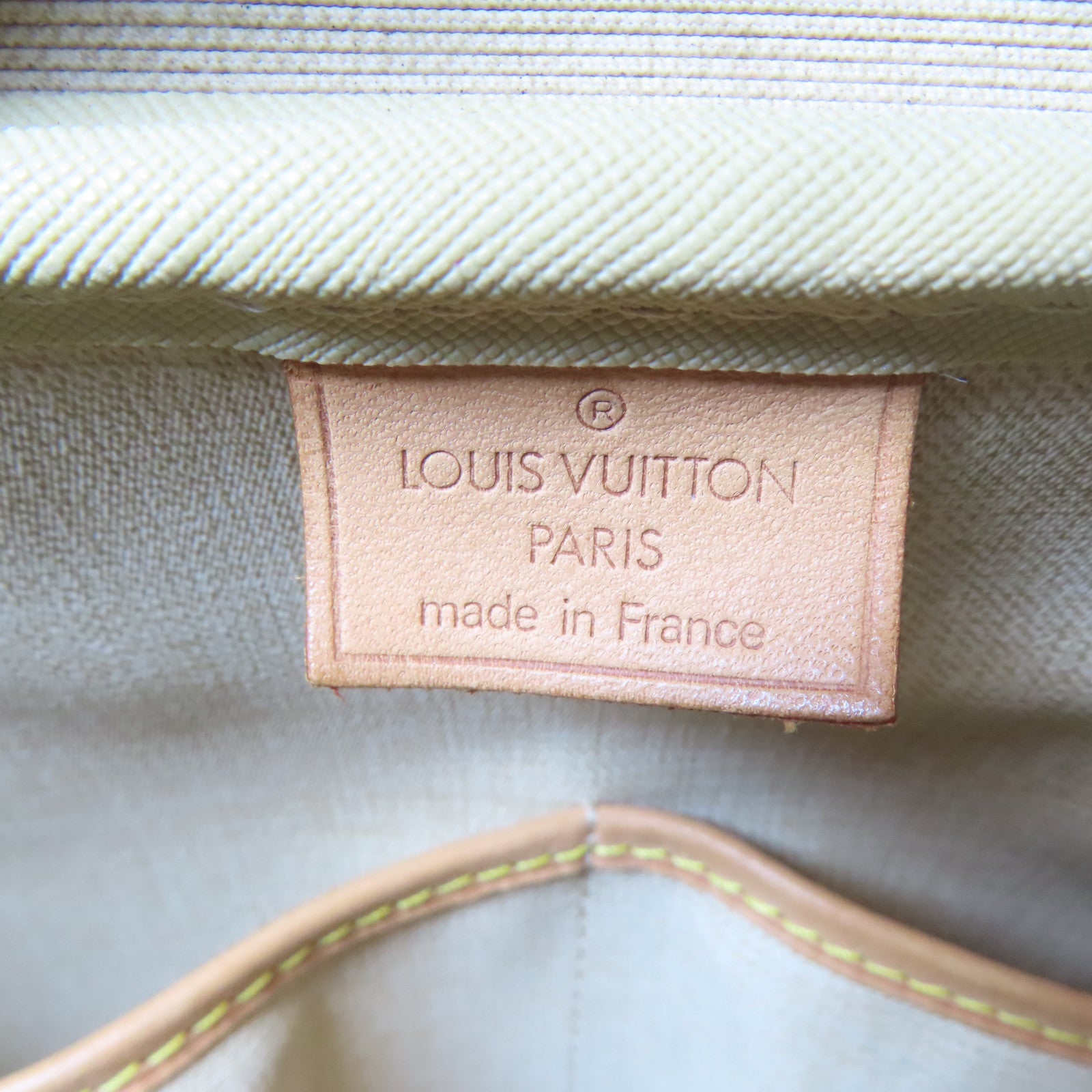 LOUIS VUITTON 【激減優惠】Monogram Deauville GM金扣手挽袋啡色