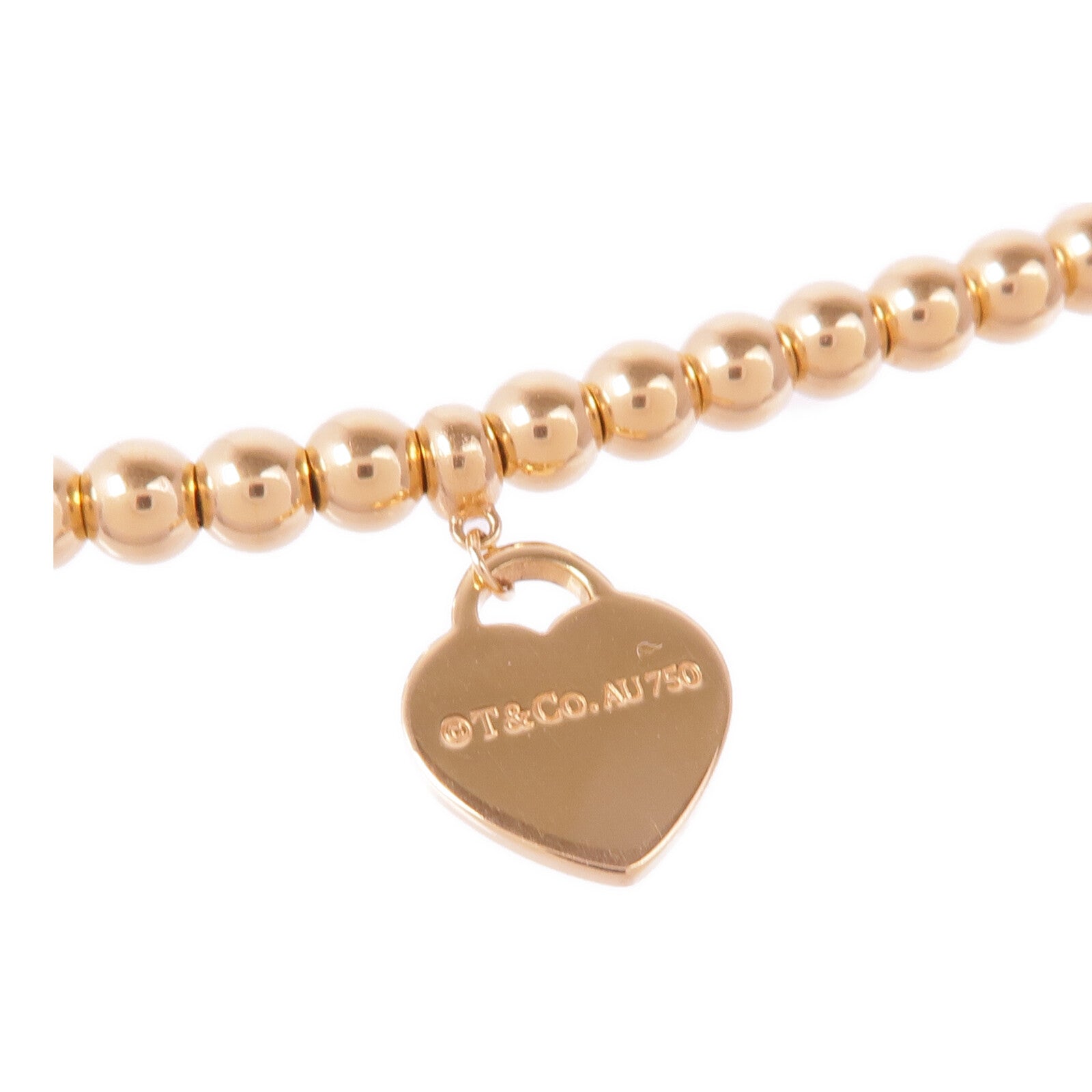 TIFFANY＆CO 18K玫瑰金Return To Tiffany手鏈