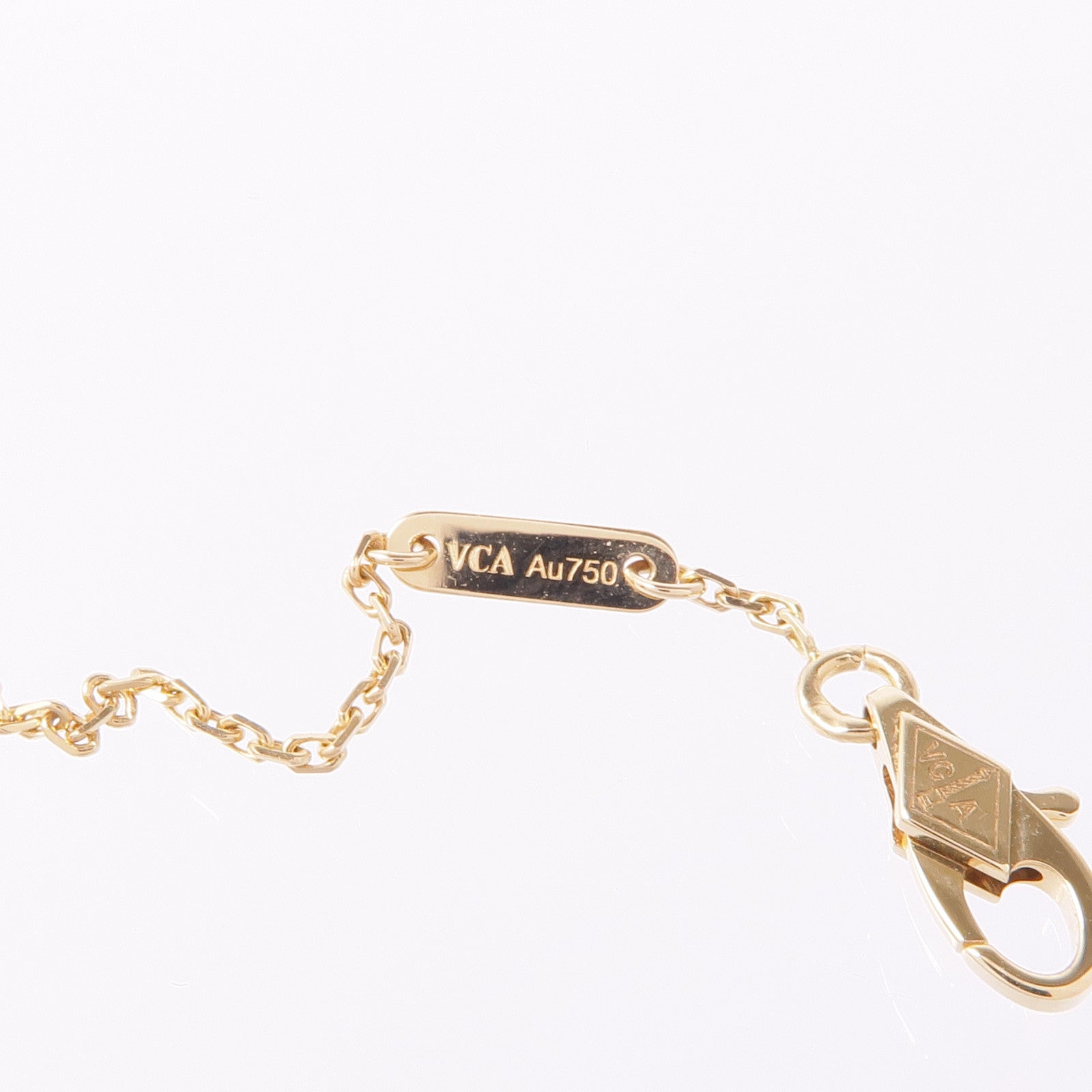 Van Cleef & Arpels 18K黃金Frivole鑽石手鏈