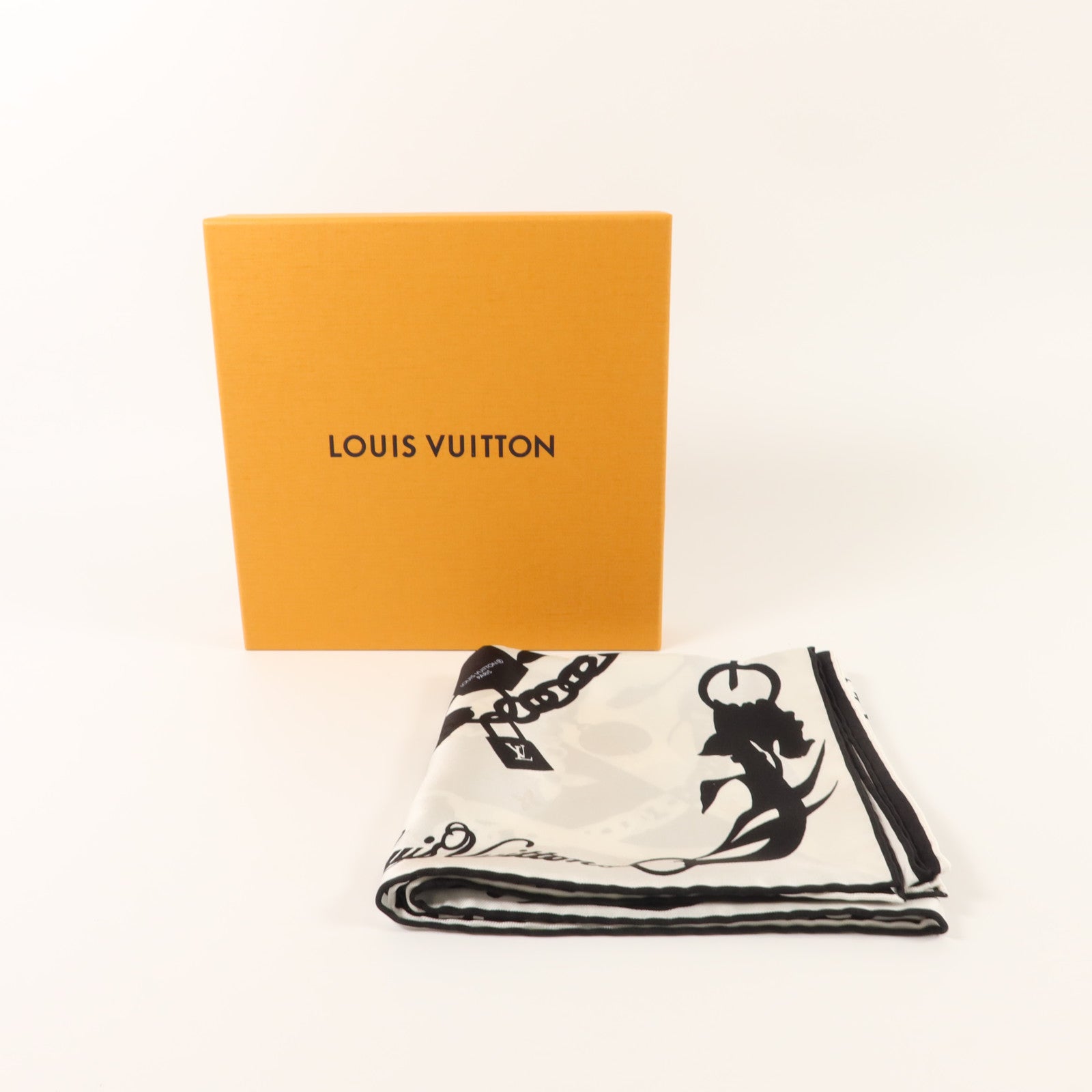 LOUIS VUITTON 絲質Bloom Square 90絲巾