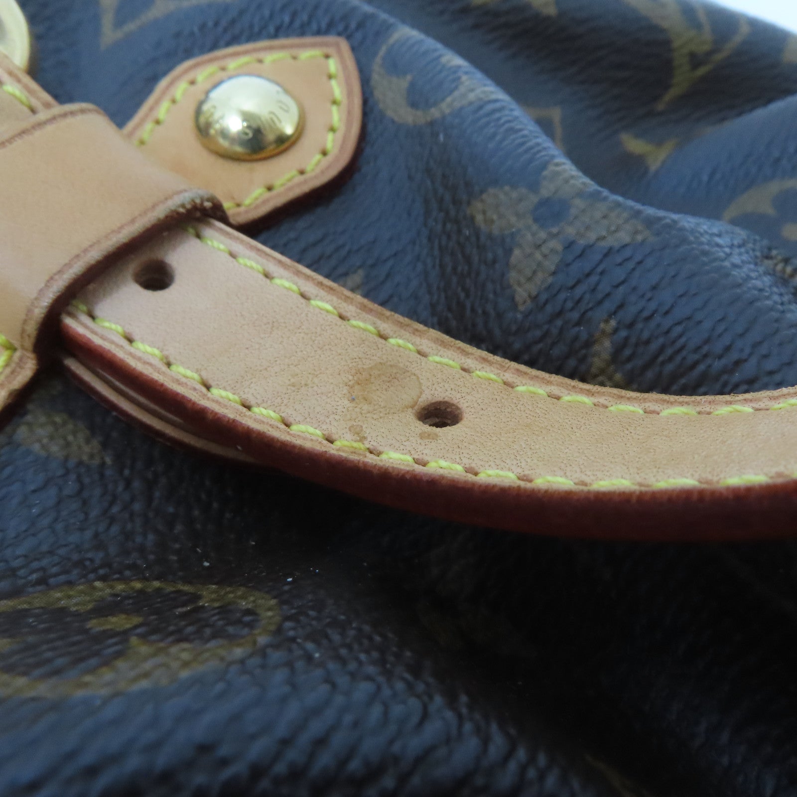 LOUIS VUITTON 【激減優惠】Monogram Tivoli GM金扣肩背袋啡色