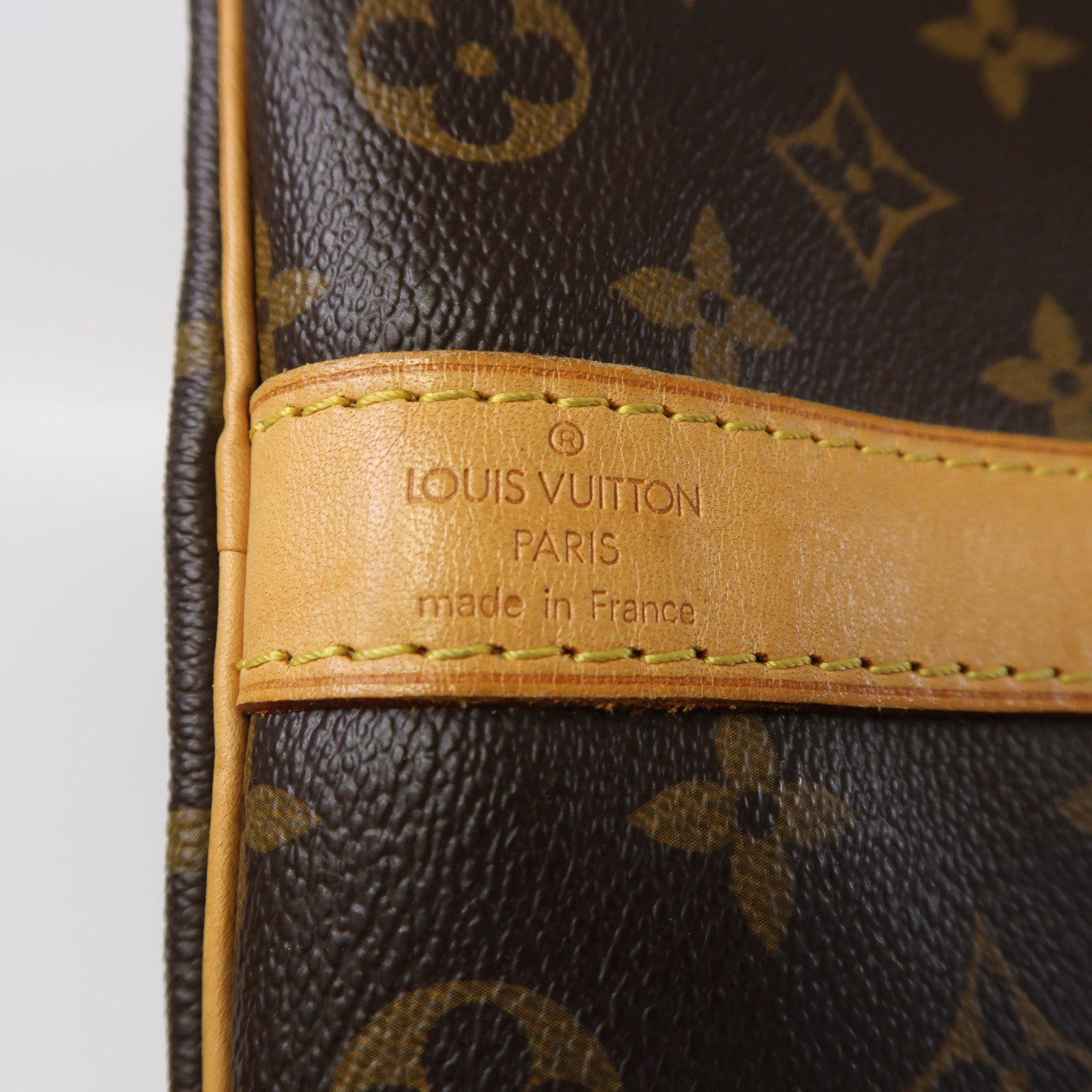 LOUIS VUITTON Monogram Keepall 50 Bandoulie金扣手挽肩背兩用袋棕色