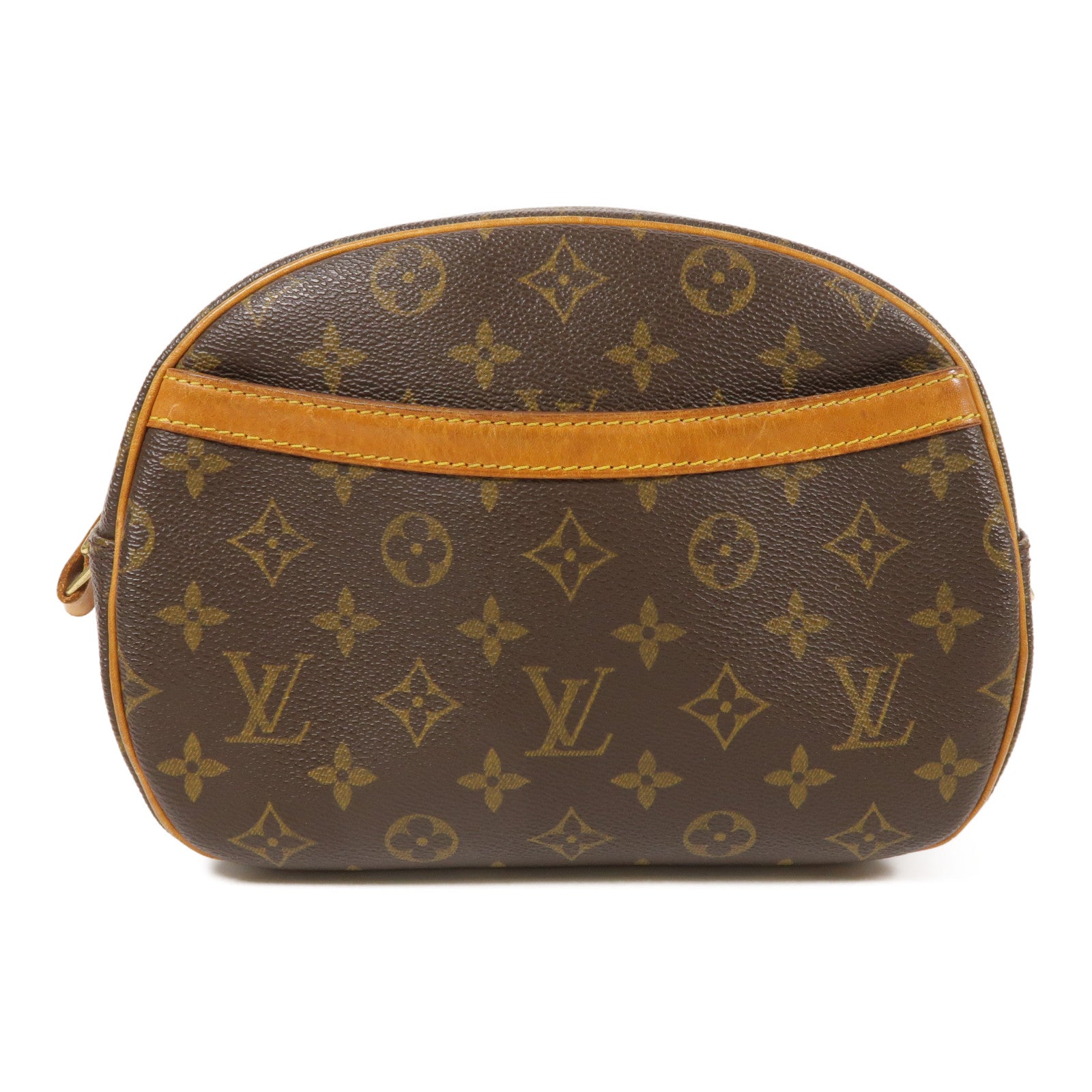 LOUIS VUITTON Monogram Blois金扣肩背袋棕色
