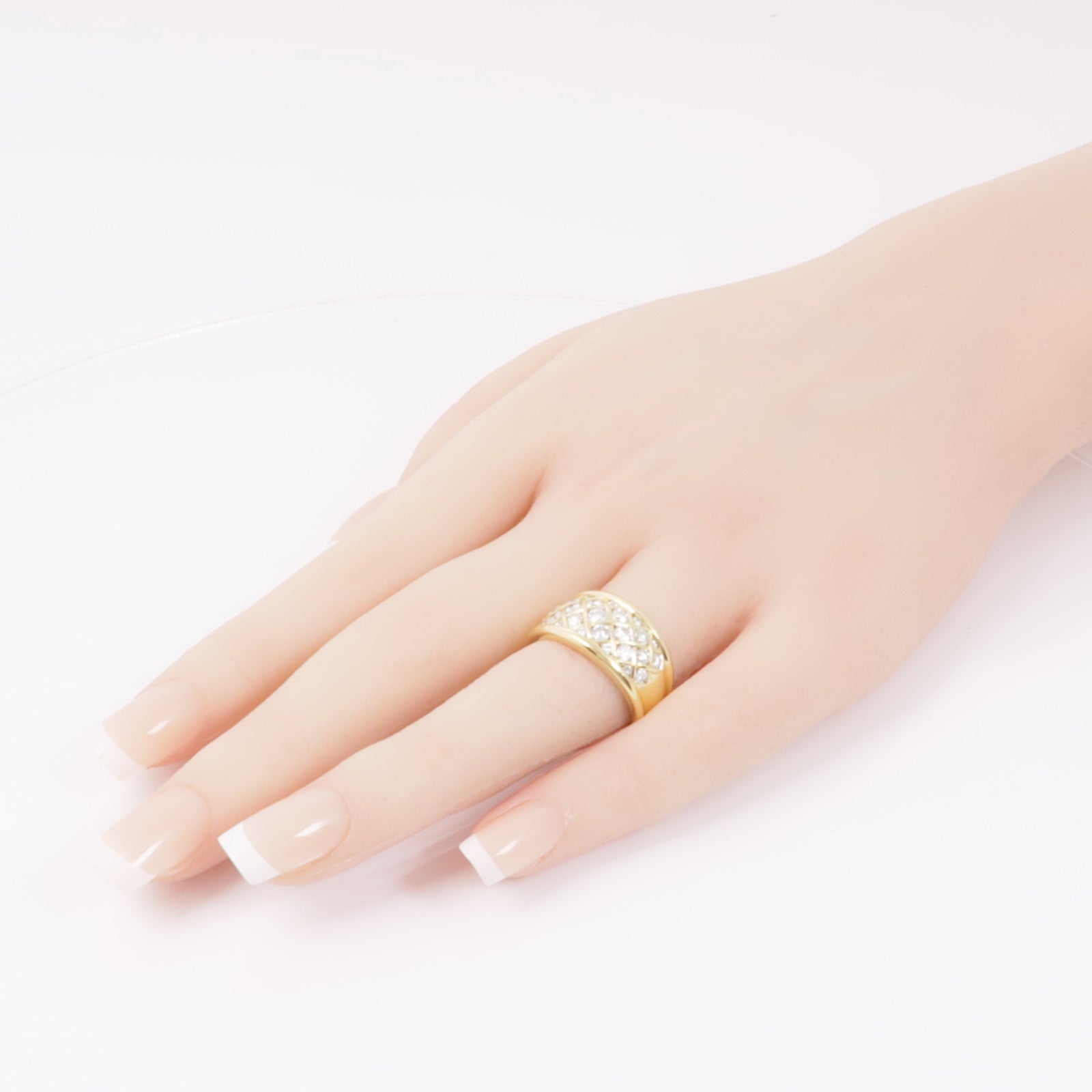 JEWELRY 【激減優惠】18K黃金Diamond Ring鑽石戒指US#6.75