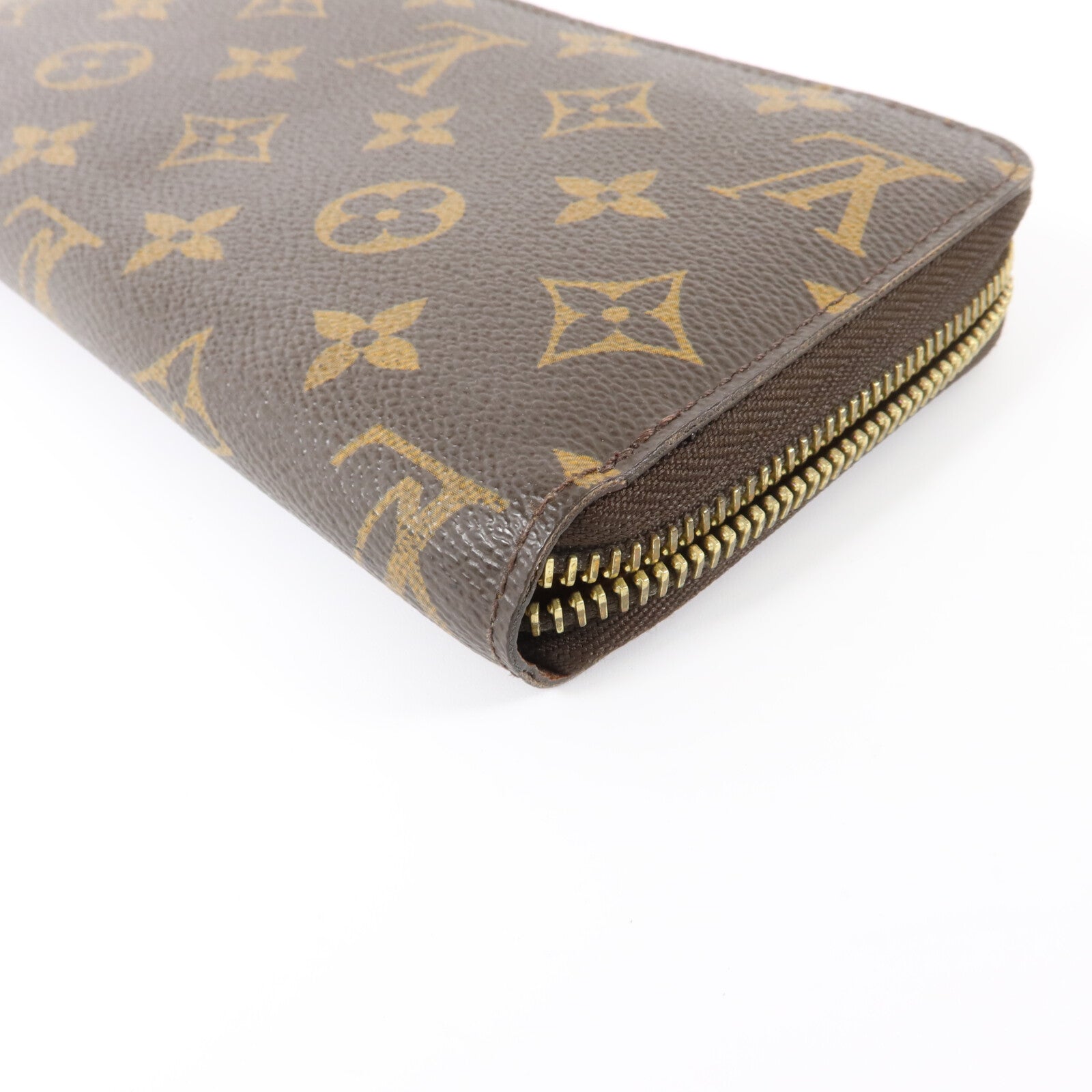 LOUIS VUITTON Monogram Zipper Long Wallet金扣長錢包