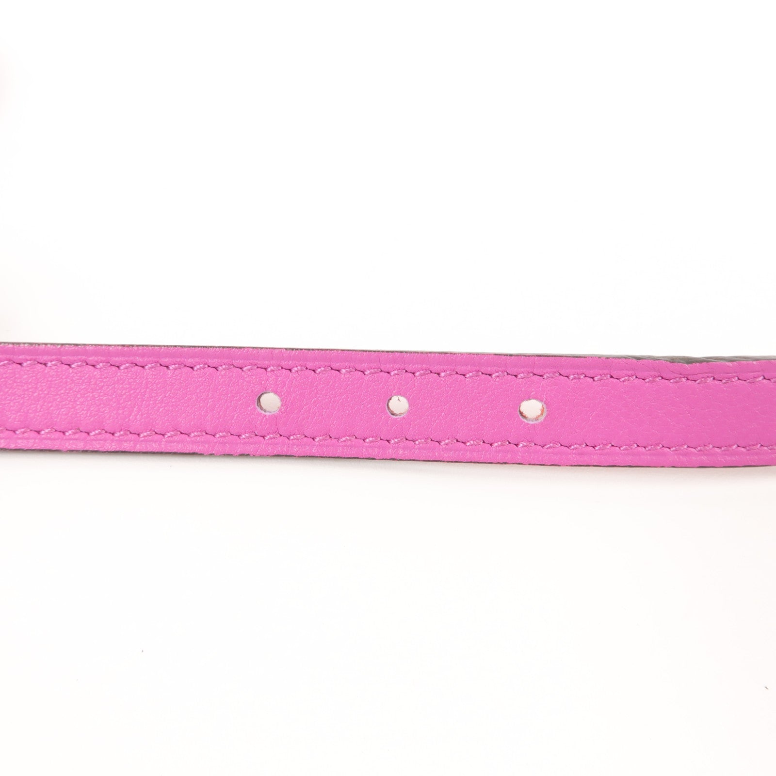 HERMES Swift皮革/Epsom皮革Focus Belt 75cm皮帶Rouge Tomate