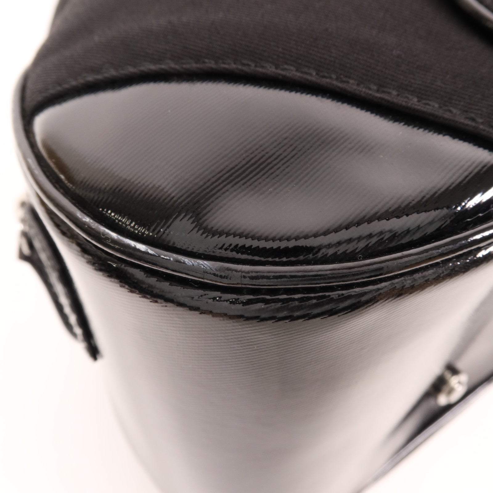 Dior 帆布Saddle Bowler Bag銀扣手挽袋