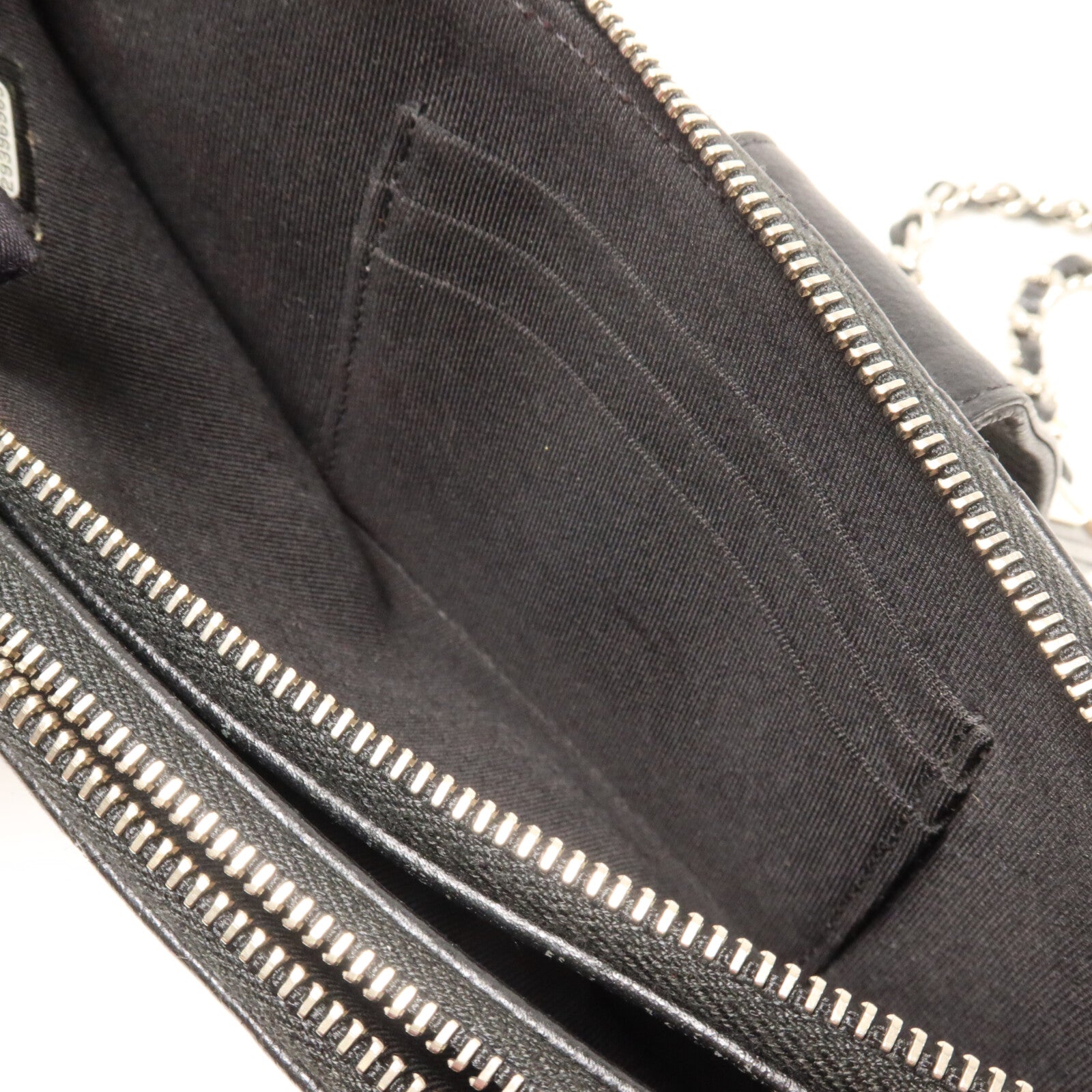 CHANEL 牛皮皮革Quilted CC Box鏈帶肩背袋