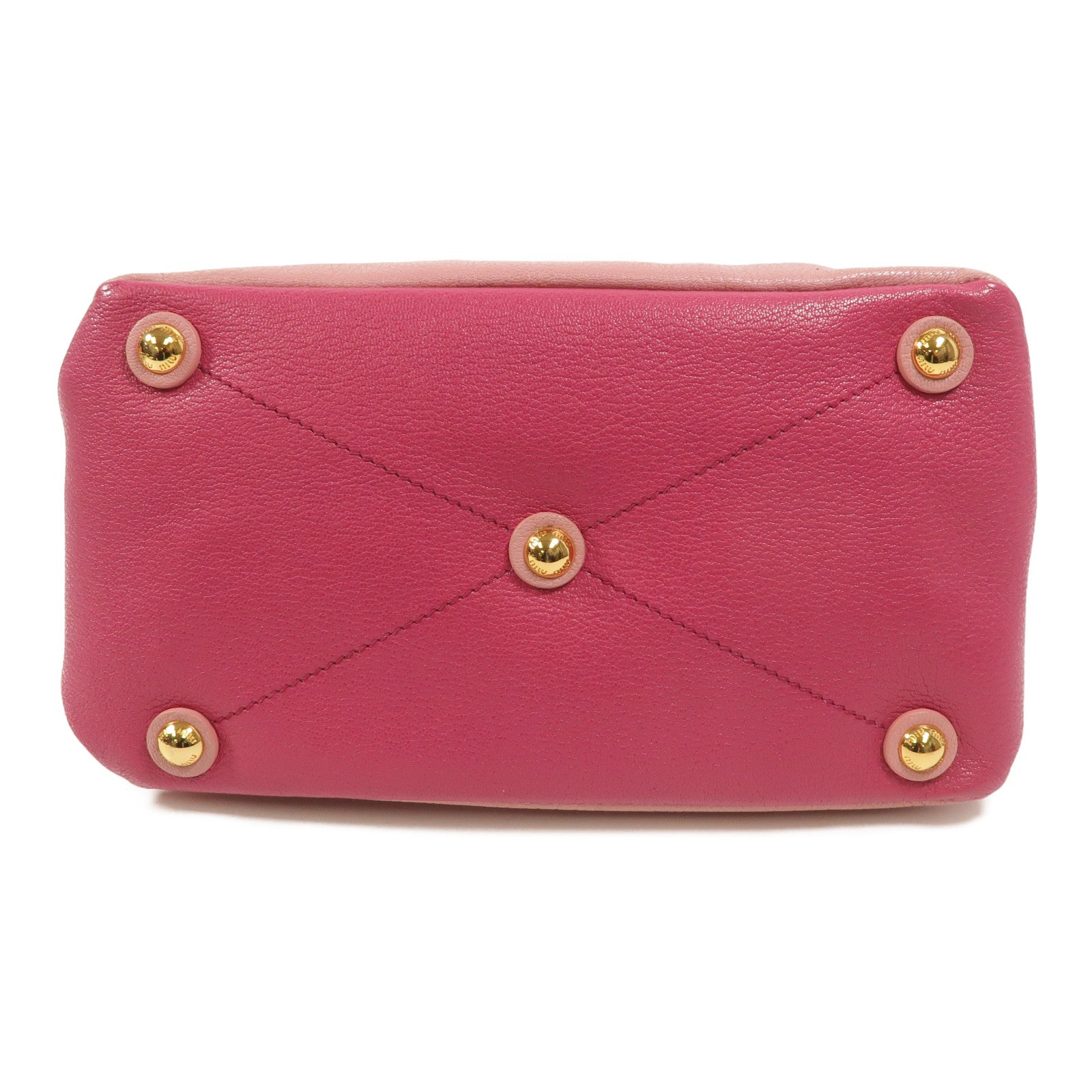 Miu Miu 牛皮皮革2 Way Shoulder手挽肩背兩用袋
