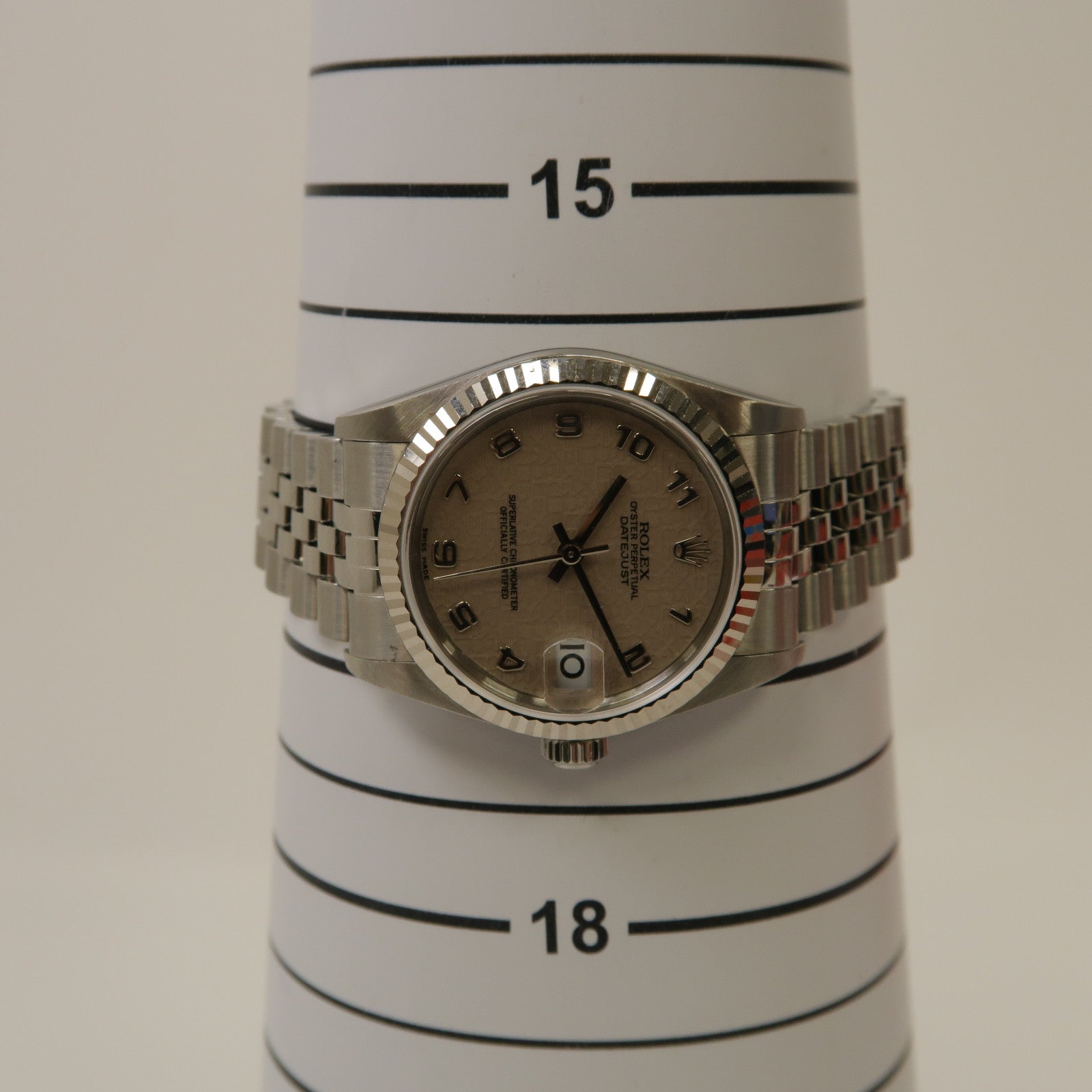 ROLEX Datejust 31mm不鏽鋼自動機芯手錶米色