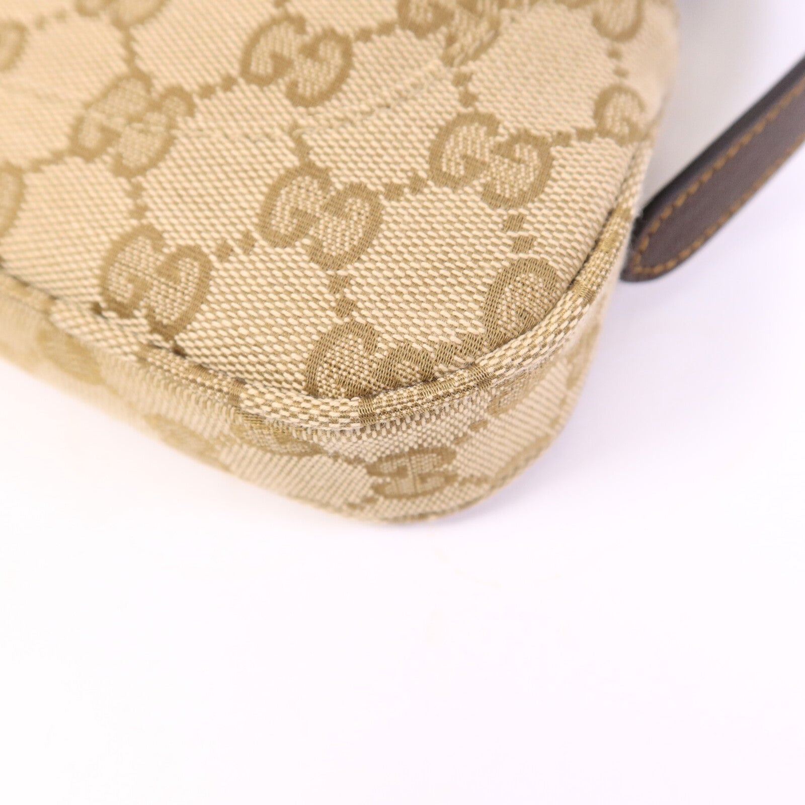 GUCCI 帆布Jackie Slim Medium肩背袋