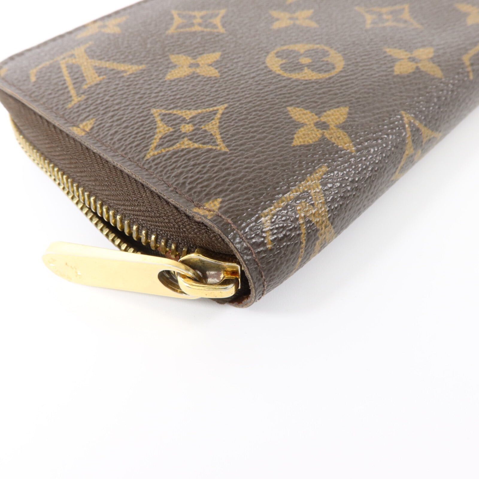 LOUIS VUITTON Monogram Zipper Long Wallet金扣長錢包