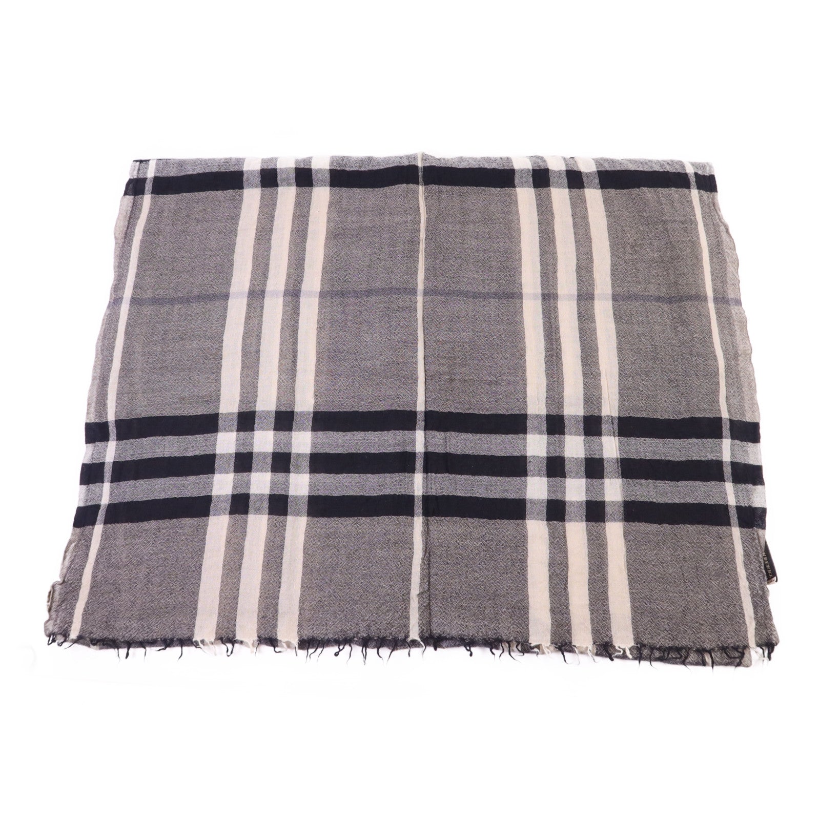 BURBERRY 羊毛/絲質Scarf絲巾