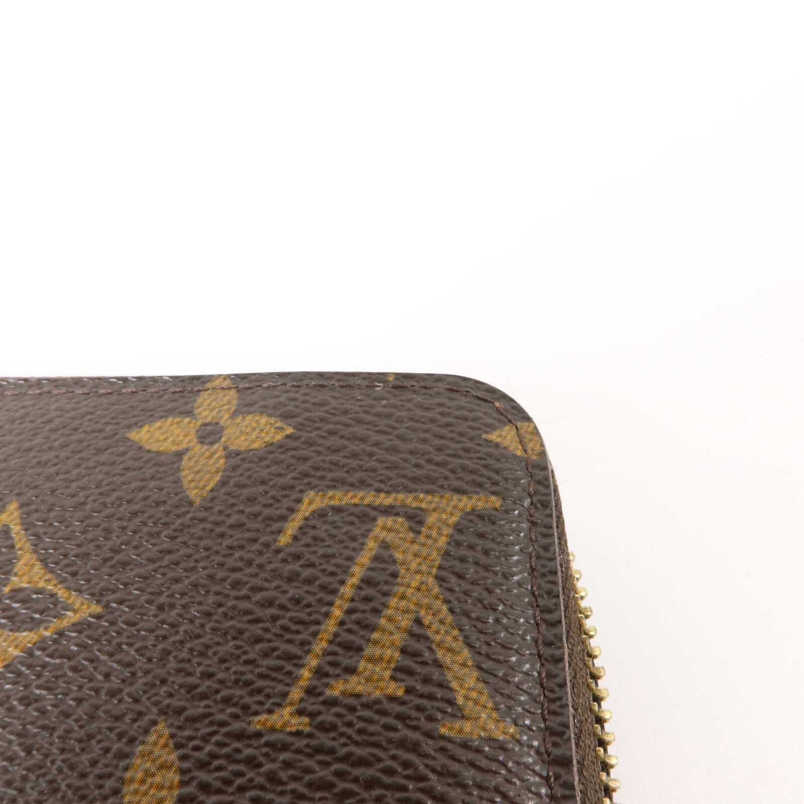 LOUIS VUITTON Monogram Zipper Long Wallet金扣長錢包