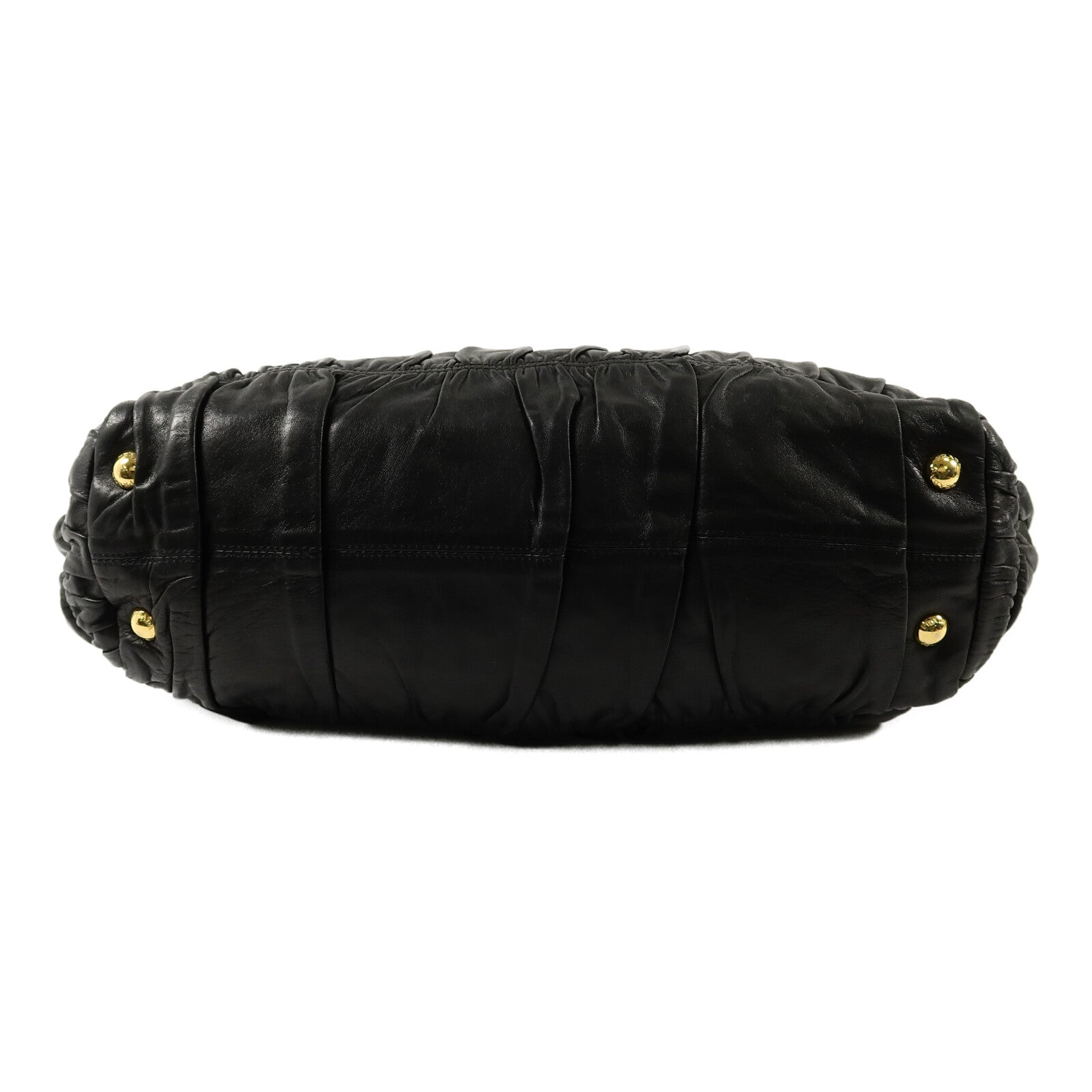 PRADA 羊皮皮革Gaufre Nappa Frame Bag手挽袋
