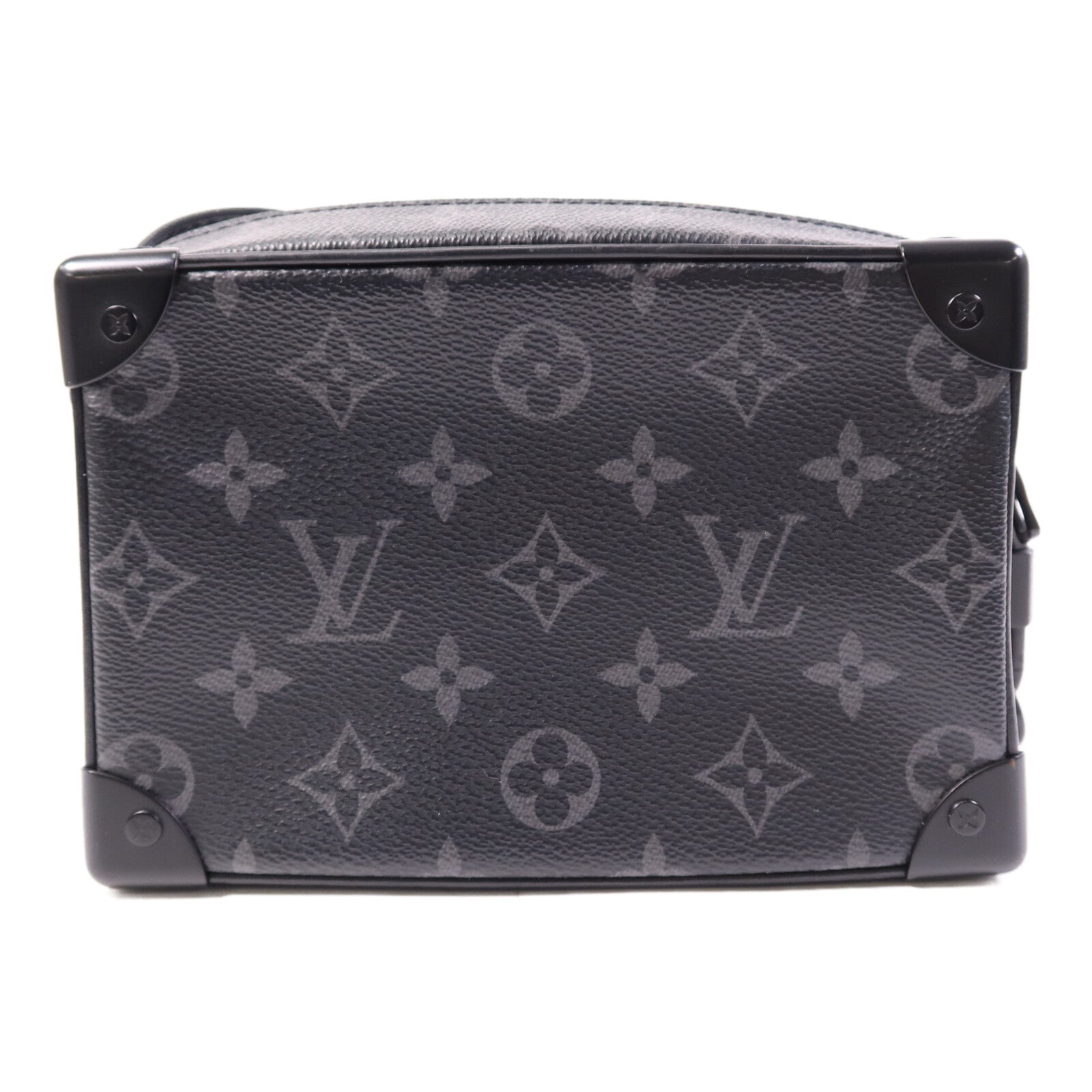 LOUIS VUITTON Monogram Eclipse Mini Soft Trunk肩背袋